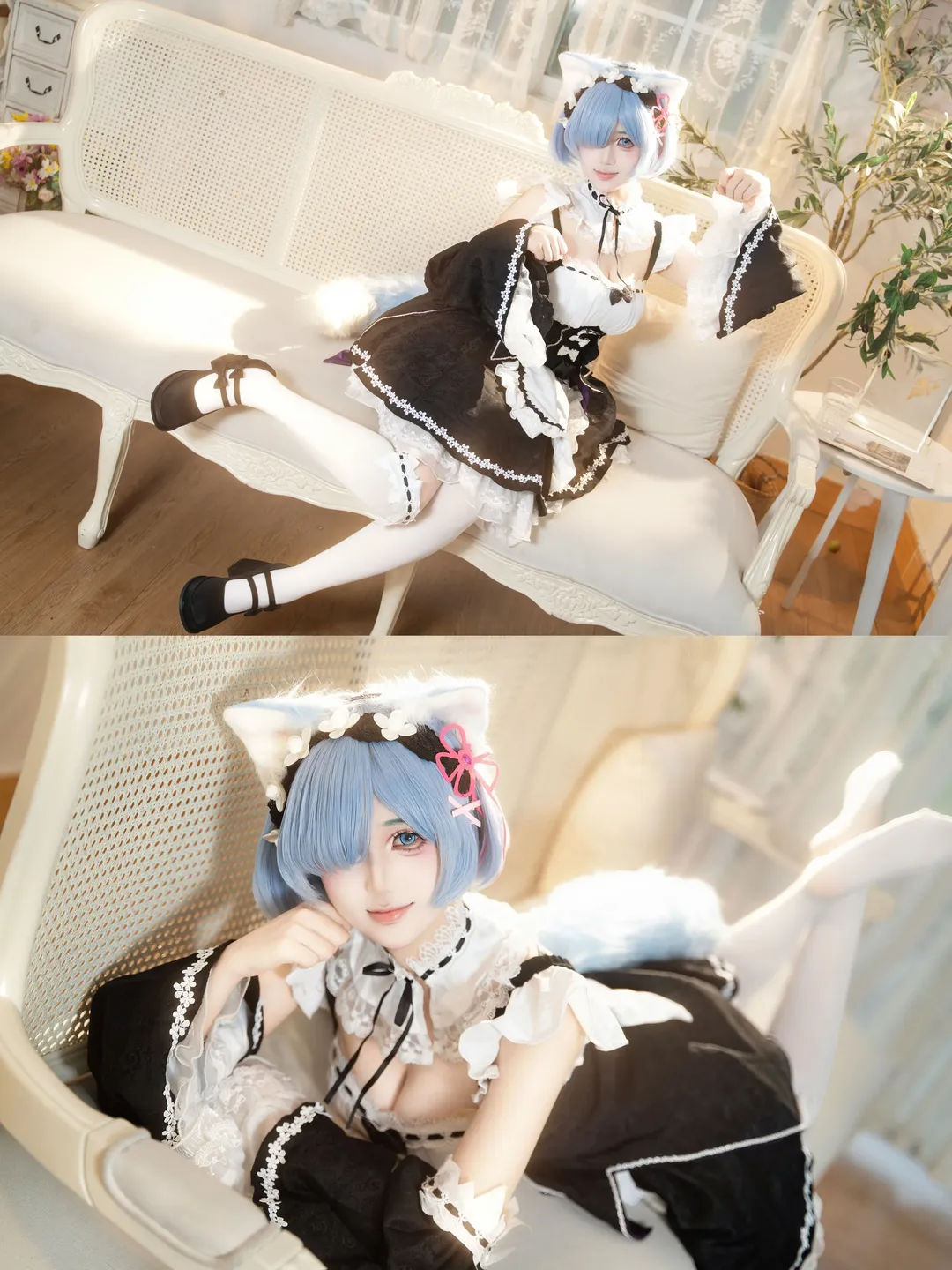 【蕾姆cos】猫猫蕾姆，从零开始的异世界生活女仆日常 - 第 1 张