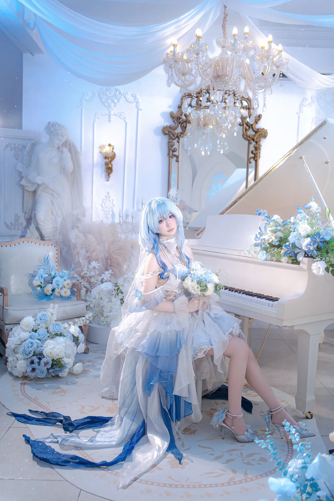 【守岸人cos】蓝白渐变的梦幻乐章 - 第 1 张