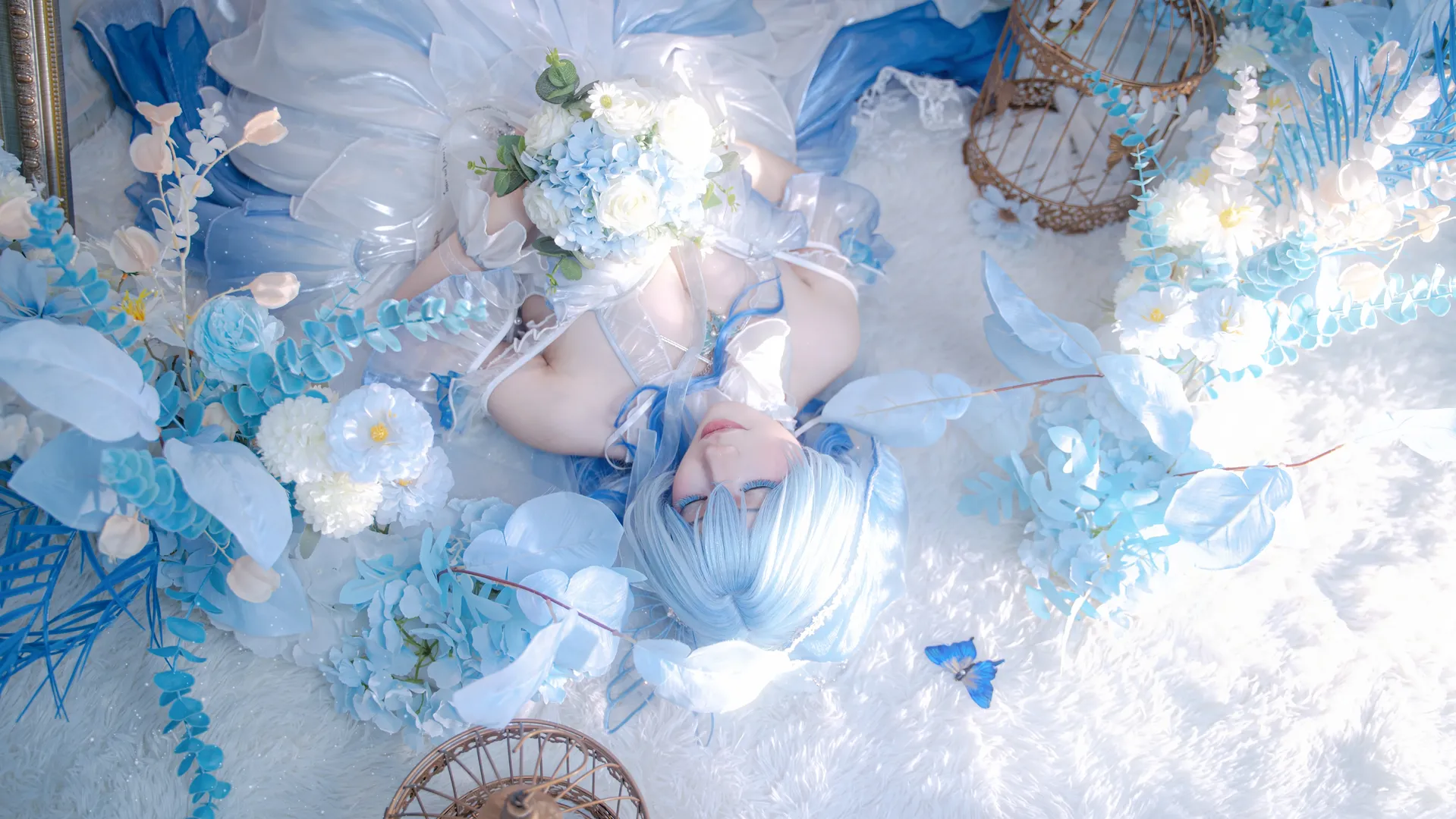 【守岸人cos】蓝白渐变的梦幻乐章 - 第 2 张