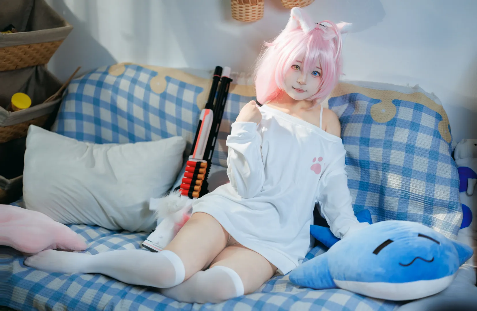 【小鸟游星野cos】蔚蓝档案里的居家休息日 - 第 2 张