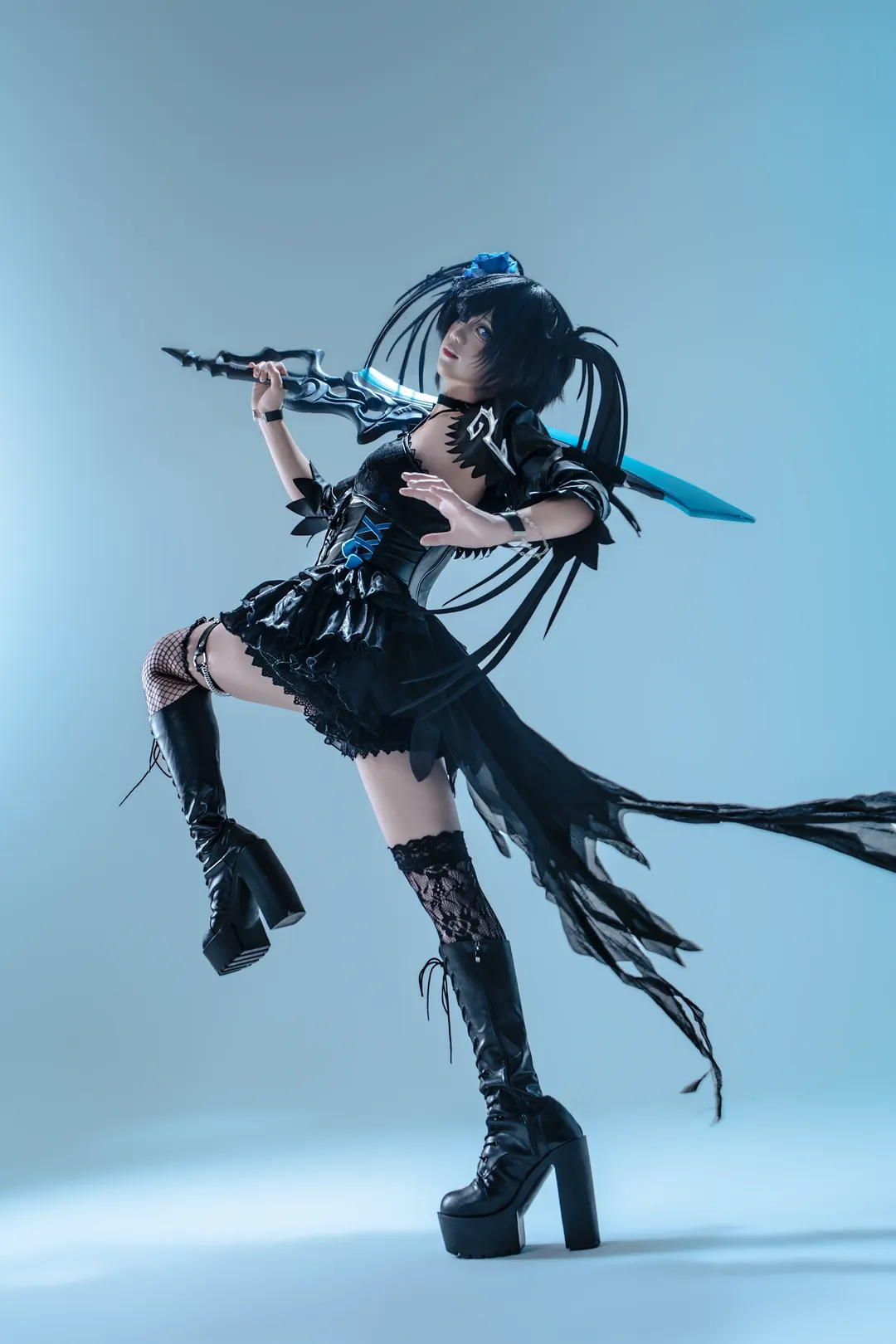 暗黑哥特与赛博科幻，多套风格cosplay拍摄幕后分享 - 第 14 张