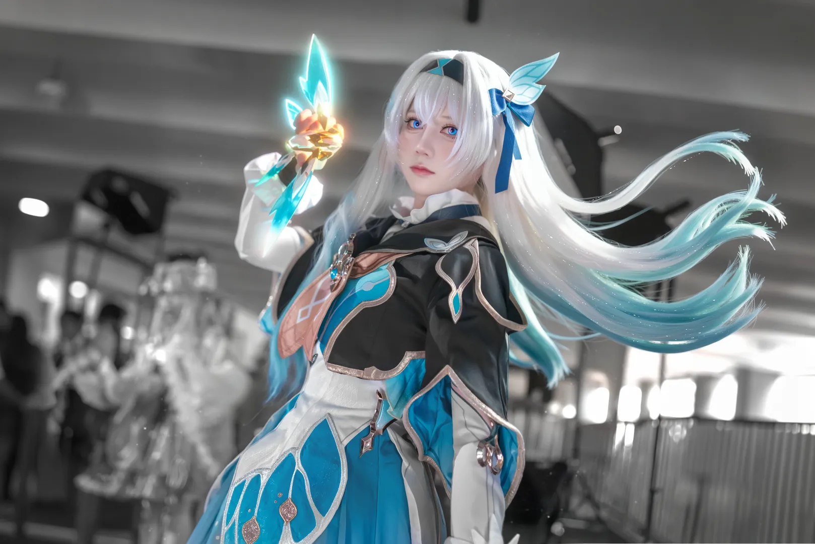 暗黑哥特与赛博科幻，多套风格cosplay拍摄幕后分享 - 第 5 张