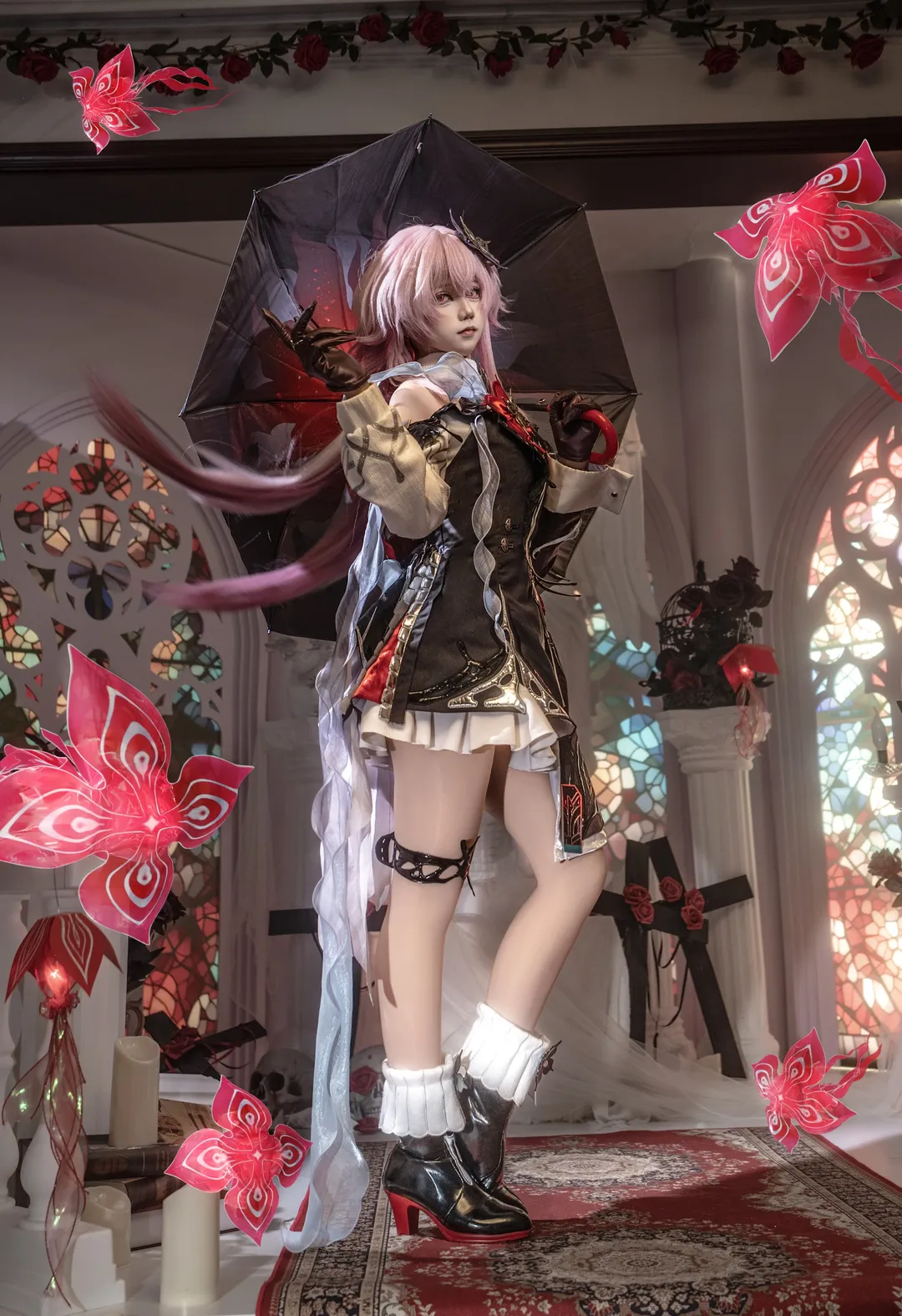 暗黑哥特与赛博科幻，多套风格cosplay拍摄幕后分享 - 第 9 张