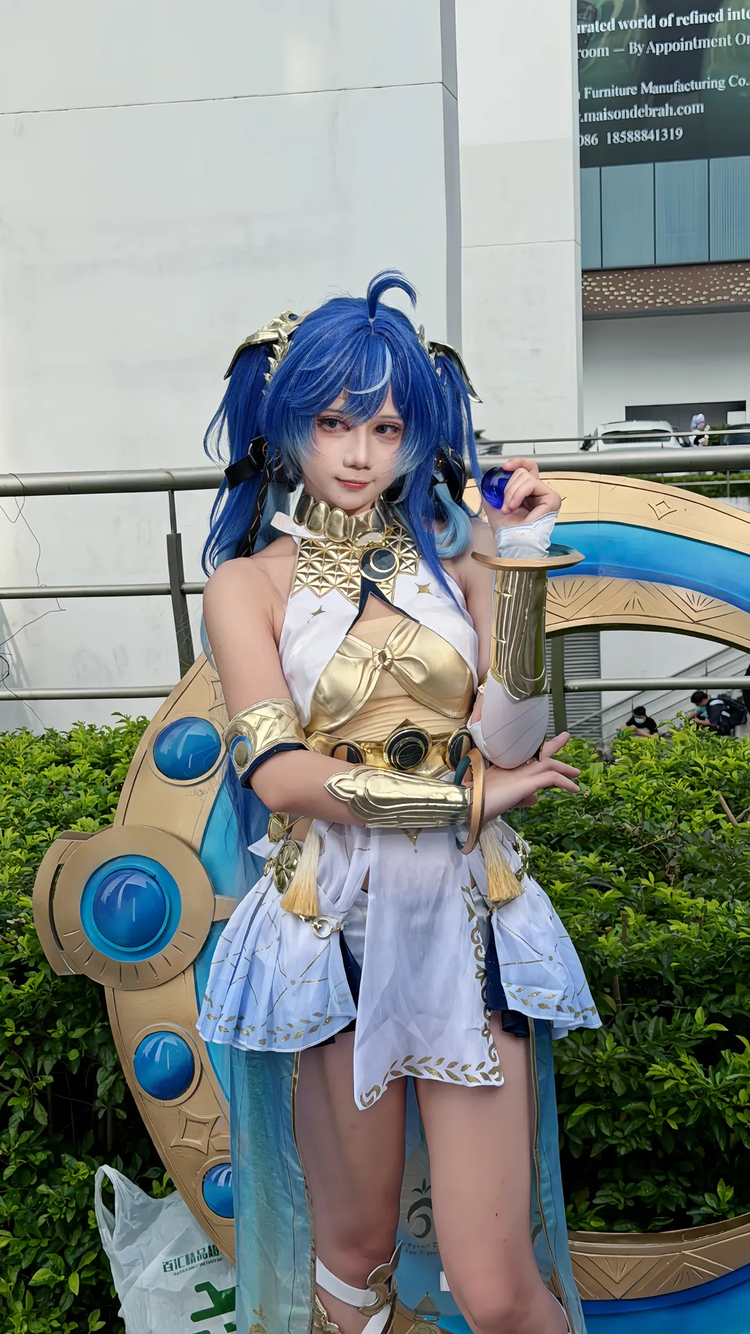 【ユーノ コスプレ】鳴潮ユーノ 広州蛍火虫アニメエキスポ屋外イベント写真の裏側 - 1 枚目