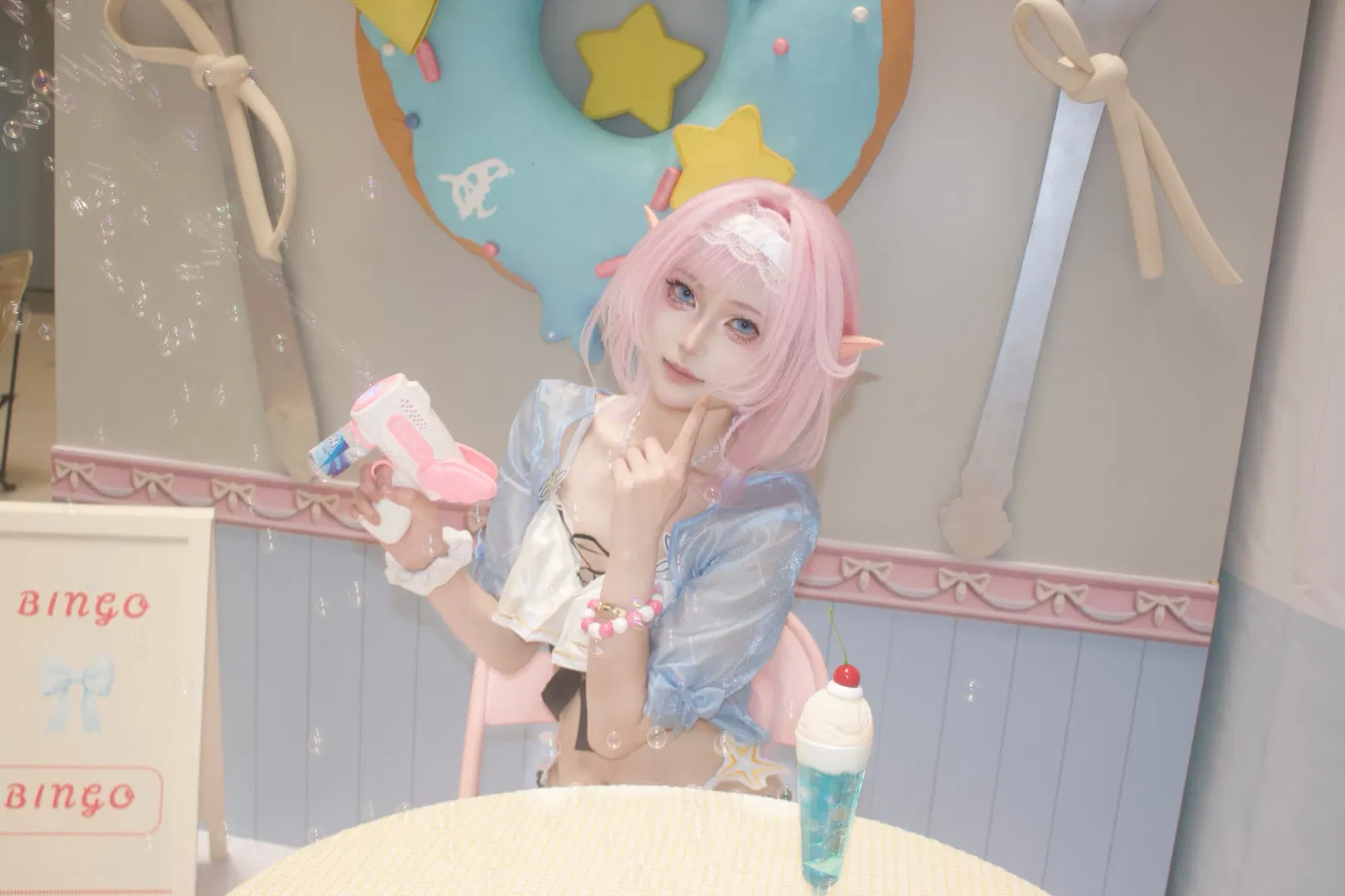 【爱莉希雅cos】崩坏3夏日妖精小姐的度假邀请 - 第 1 张