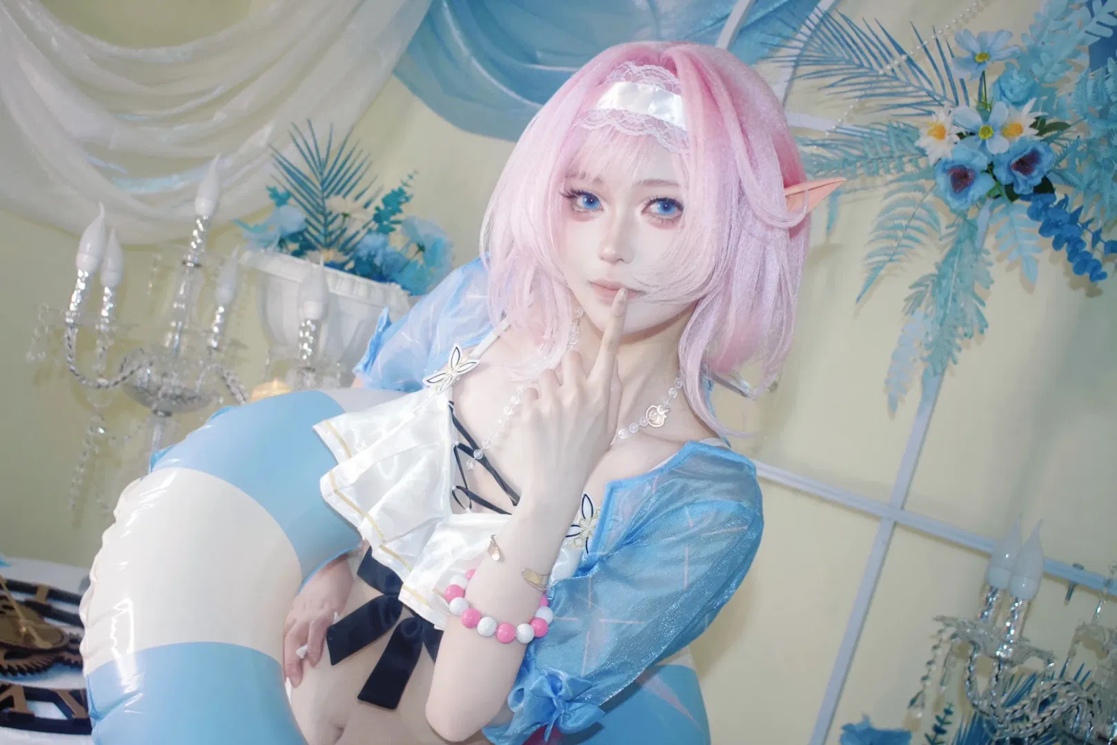 【爱莉希雅cos】崩坏3夏日妖精小姐的度假邀请 - 第 4 张
