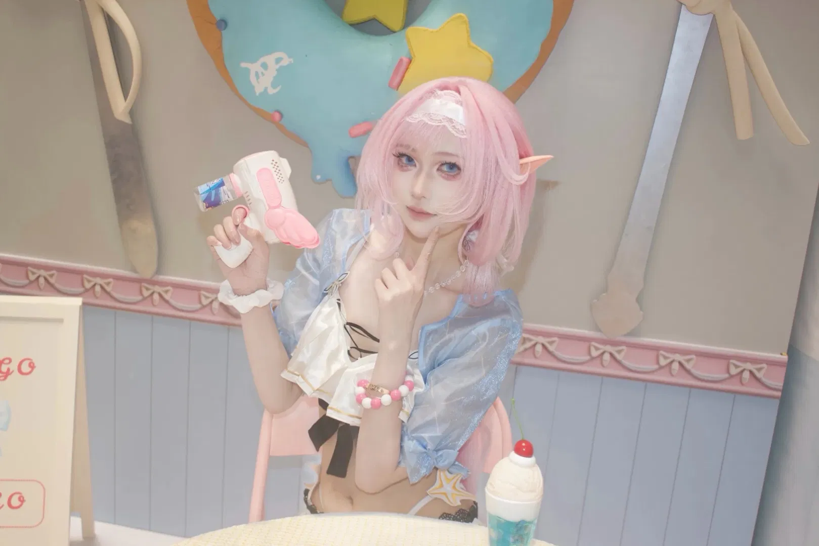 【爱莉希雅cos】崩坏3夏日妖精小姐的度假邀请 - 第 5 张