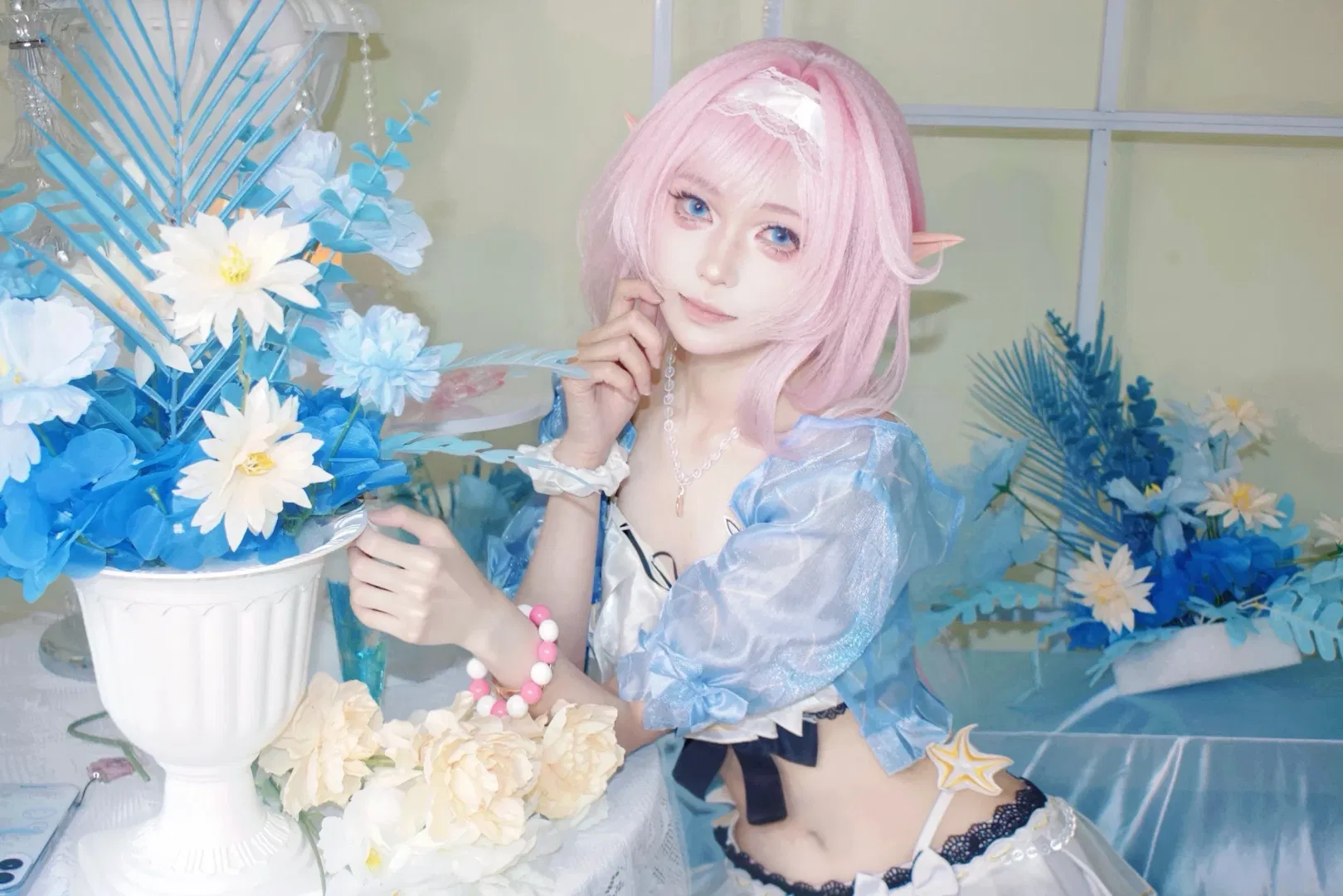 【爱莉希雅cos】崩坏3夏日妖精小姐的度假邀请 - 第 6 张