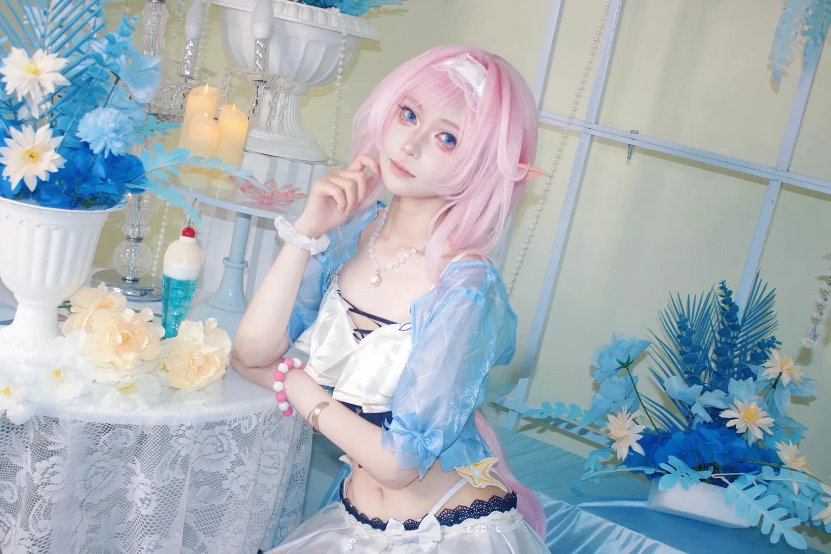 【爱莉希雅cos】崩坏3夏日妖精小姐的度假邀请 - 第 7 张