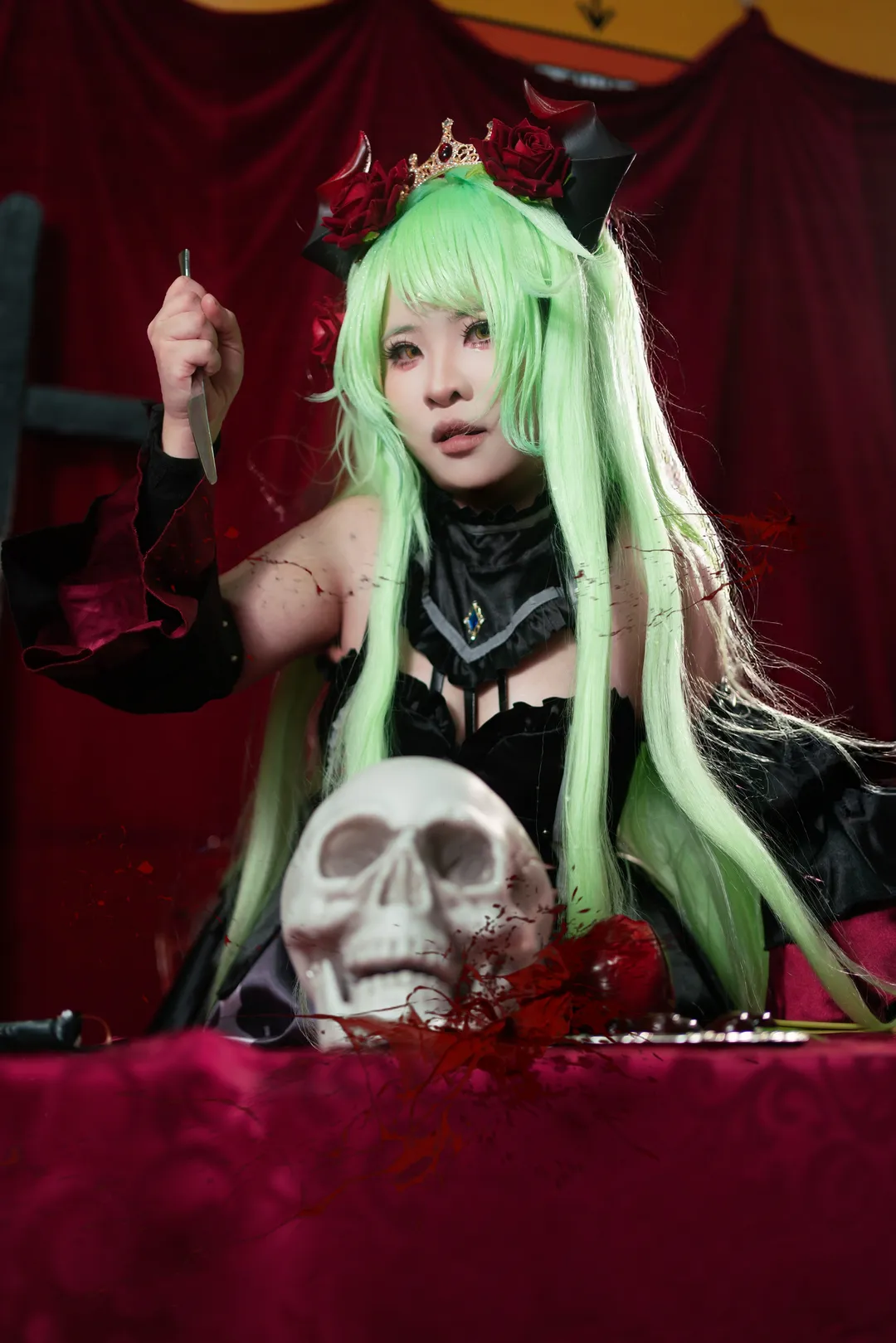 【魔王cos】死馆2 暗黑哥特风拉满的危险反派 - 第 2 张