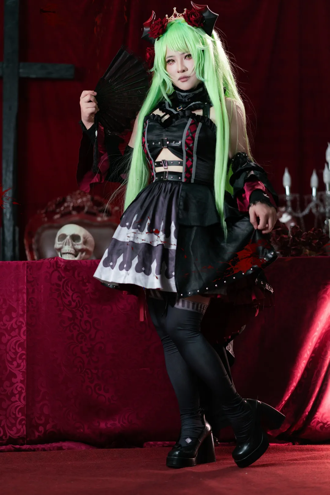 【魔王cos】死馆2 暗黑哥特风拉满的危险反派 - 第 5 张