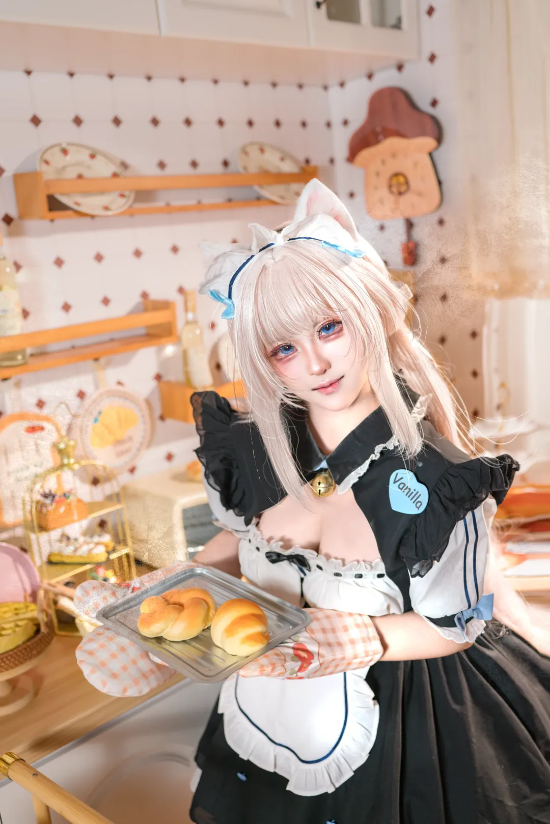 【香子兰cos】巧克力与香子兰猫娘乐园，烘焙厨房的甜蜜陪伴 - 第 4 张