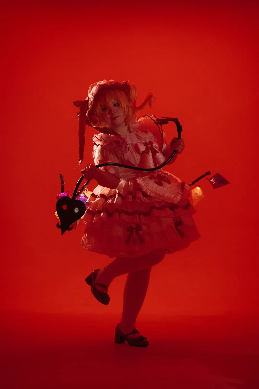 【芙兰朵露cos】红调暗黑风的原片素材分享 - 第 12 张