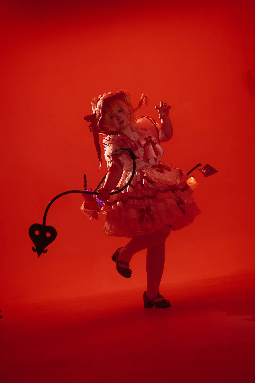【芙兰朵露cos】红调暗黑风的原片素材分享 - 第 13 张