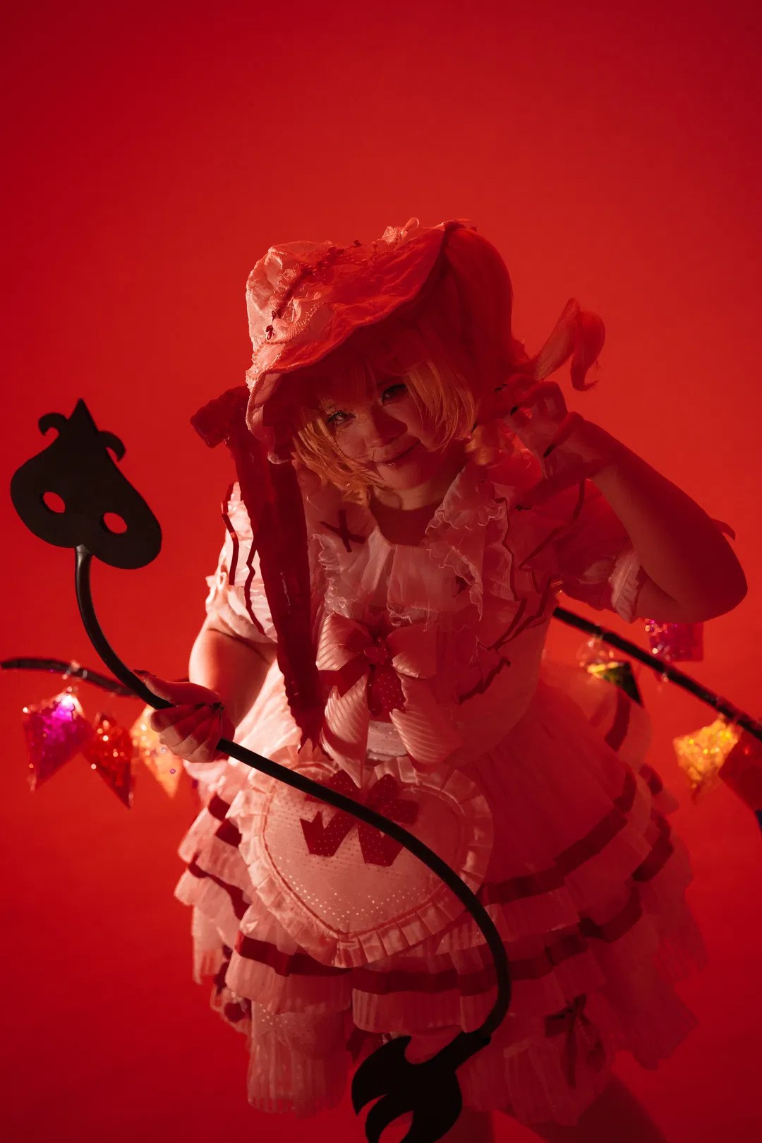 【芙兰朵露cos】红调暗黑风的原片素材分享 - 第 15 张