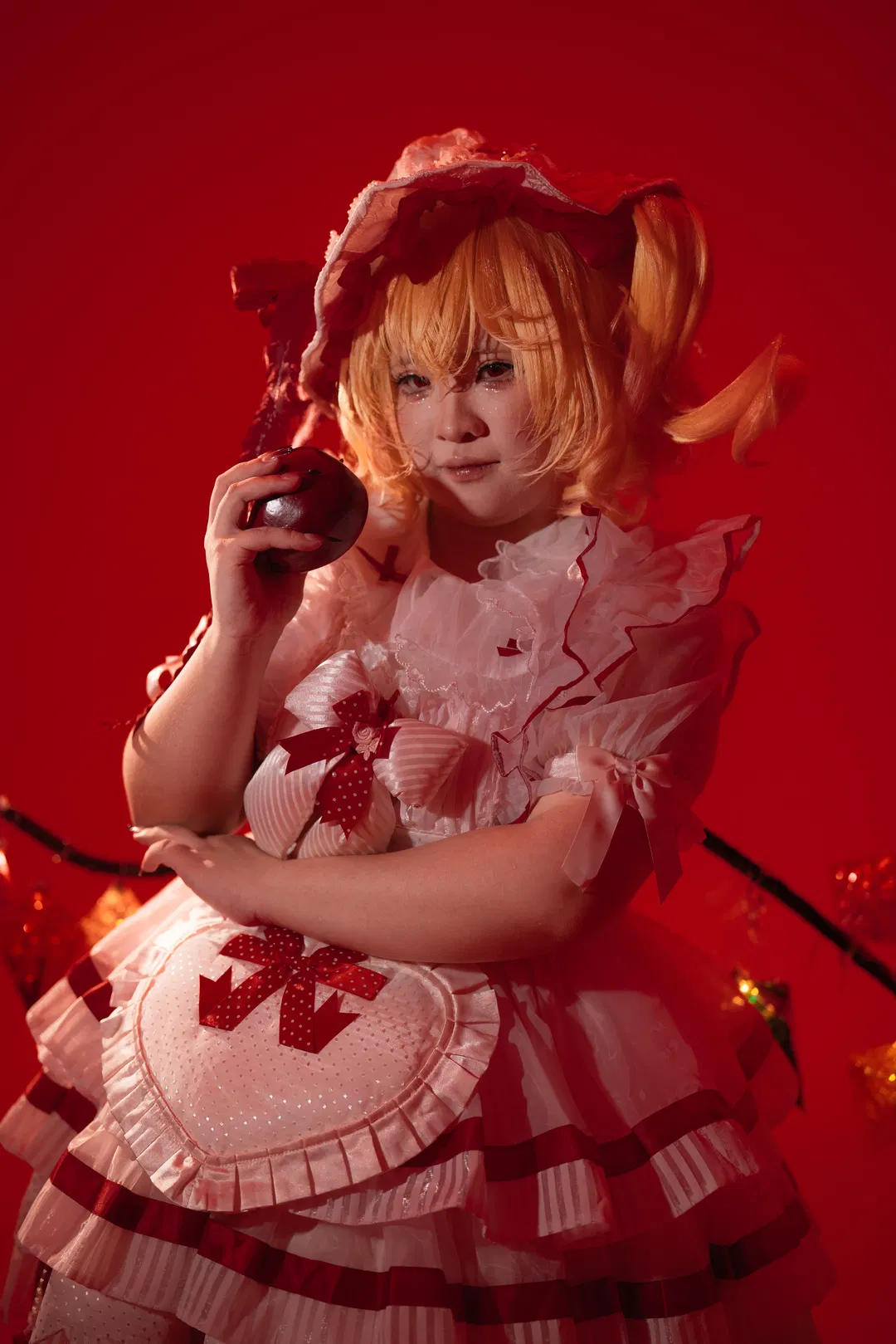 【芙兰朵露cos】红调暗黑风的原片素材分享 - 第 17 张