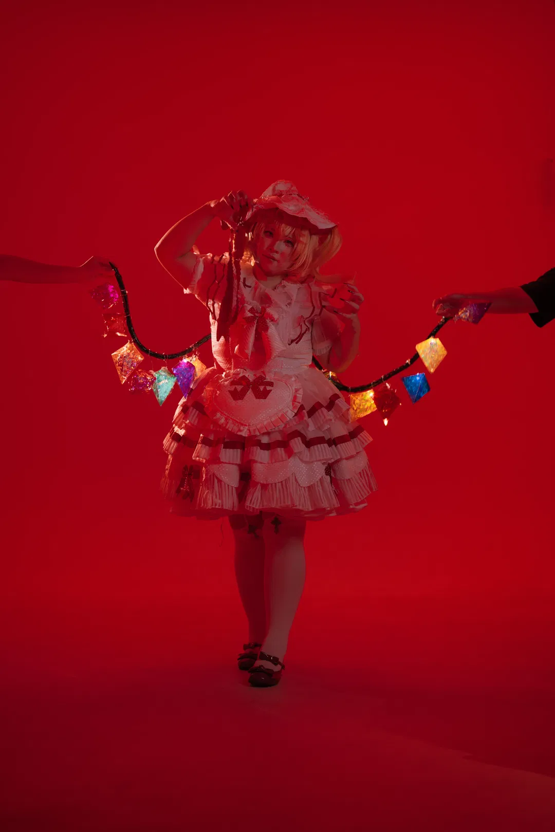 【芙兰朵露cos】红调暗黑风的原片素材分享 - 第 18 张