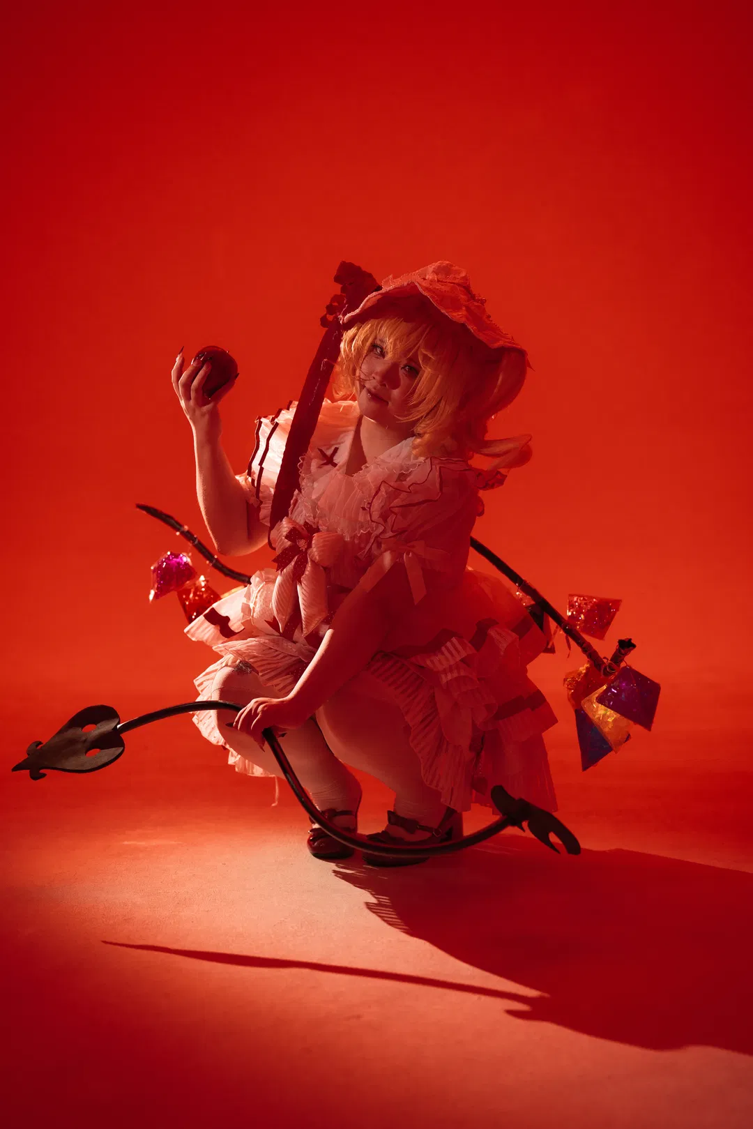 【芙兰朵露cos】红调暗黑风的原片素材分享 - 第 6 张