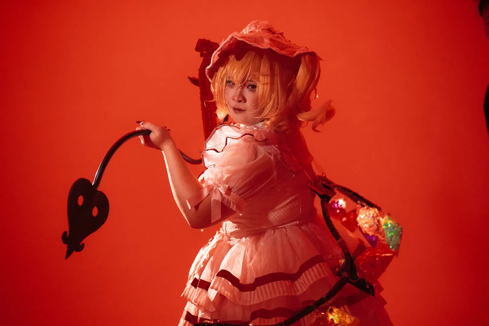【芙兰朵露cos】红调暗黑风的原片素材分享 - 第 9 张