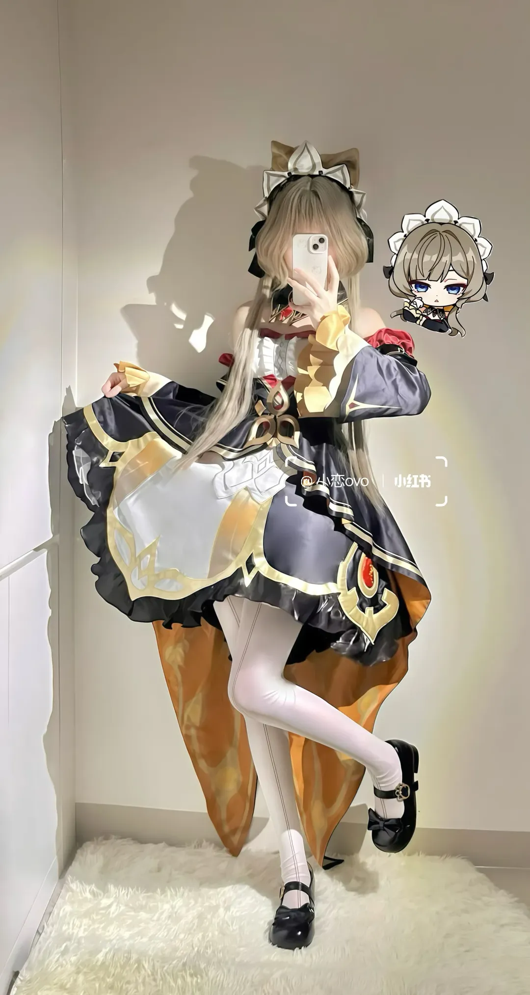 【桑得涅cos】原神愚人众木偶的C服试穿体验 - 第 3 张