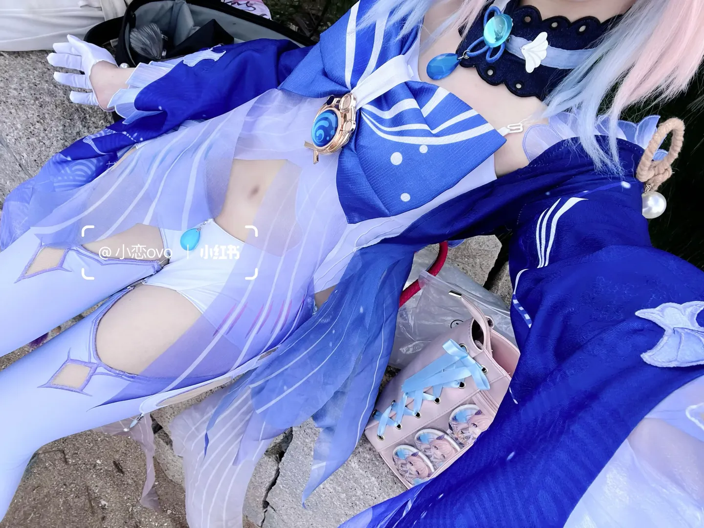 【珊瑚宫心海cos】三分1.0版原神心海海边拍摄记录 - 第 1 张