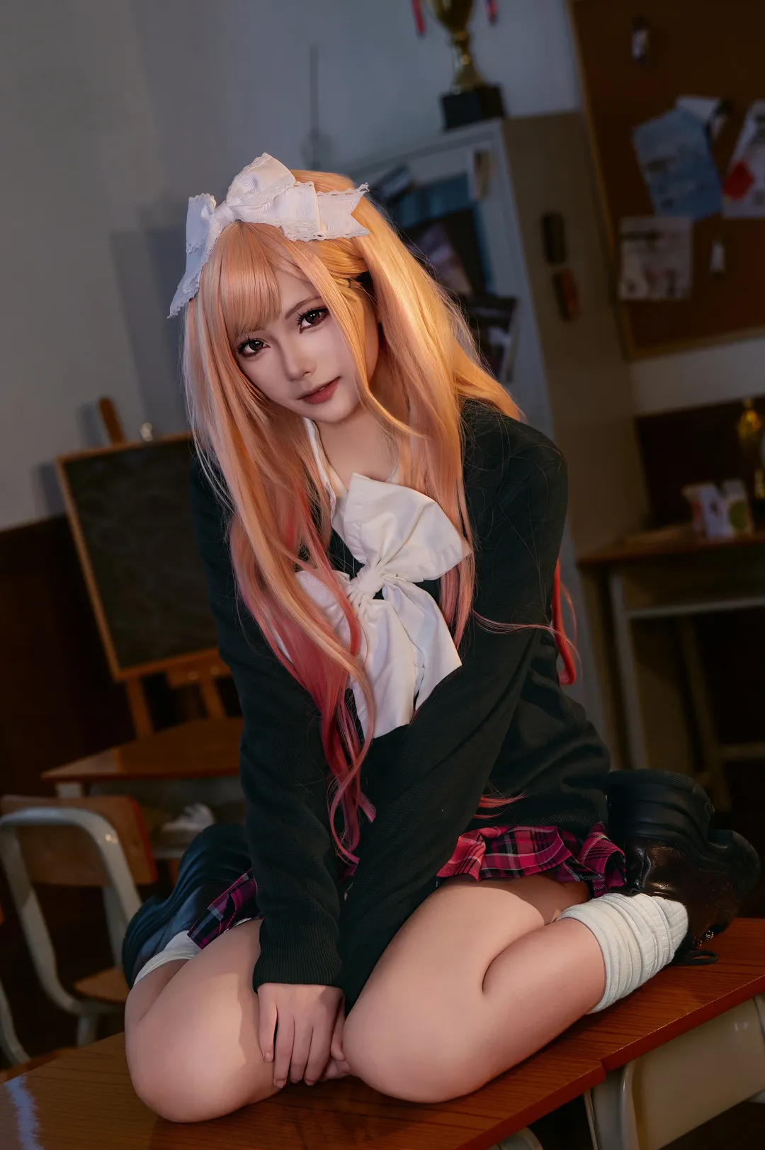 【喜多川海梦cos】深夜教室里的青春与活力 - 第 8 张