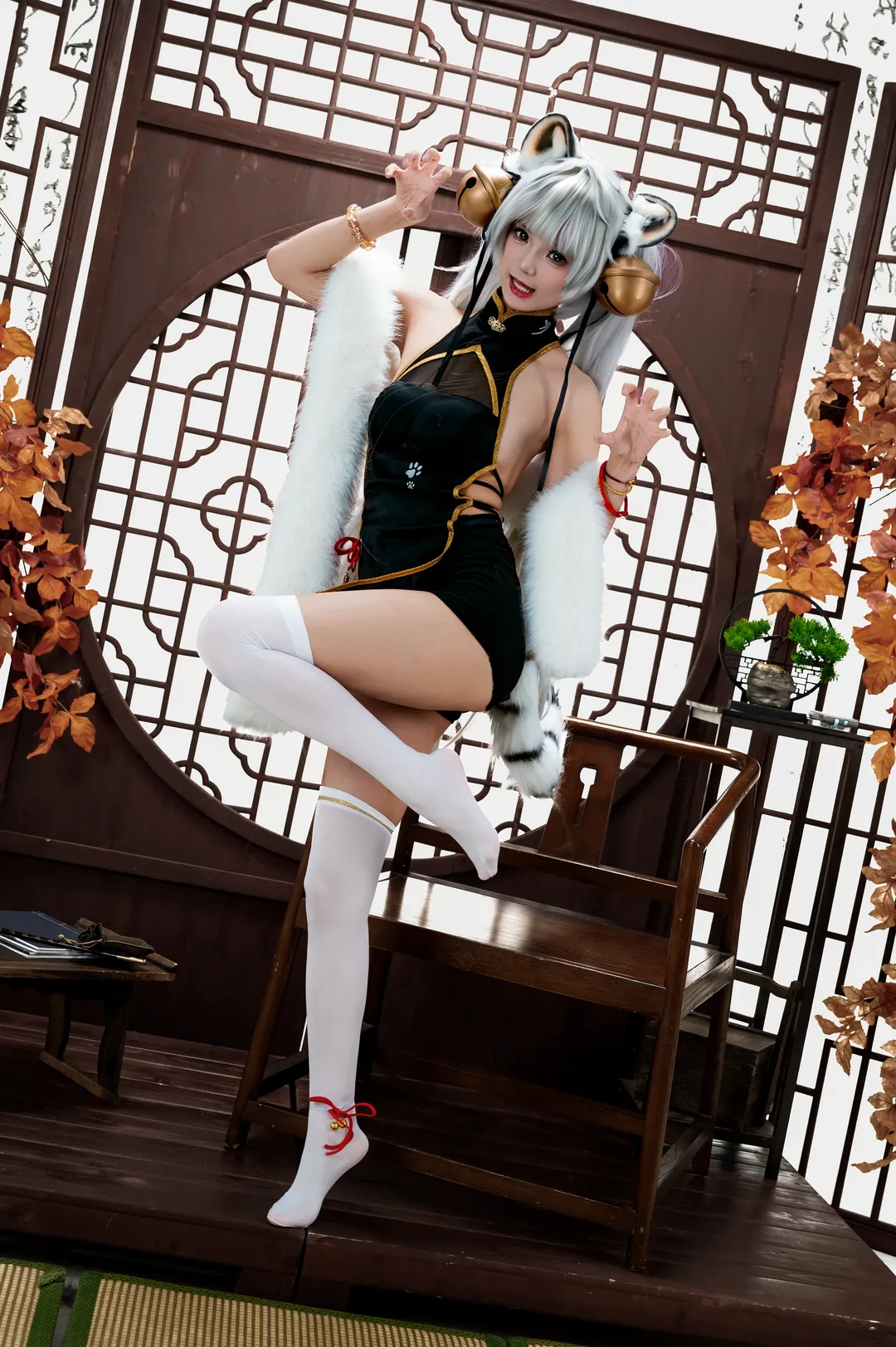 【白虎娘 riko cos】虎啸风生正片拍摄分享 - 第 2 张