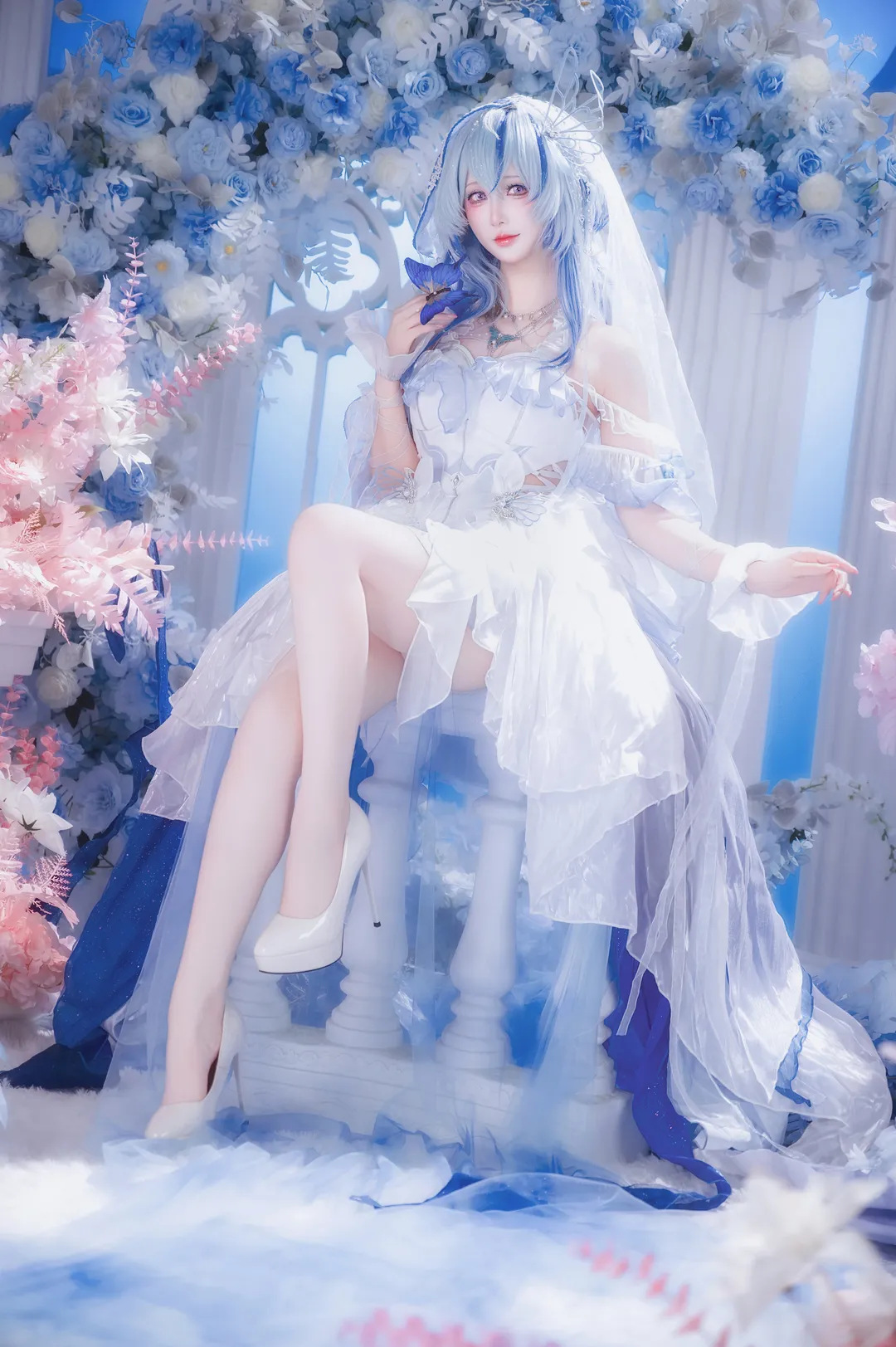 【守岸人cos】蓝白交织的静谧海岸 - 第 1 张