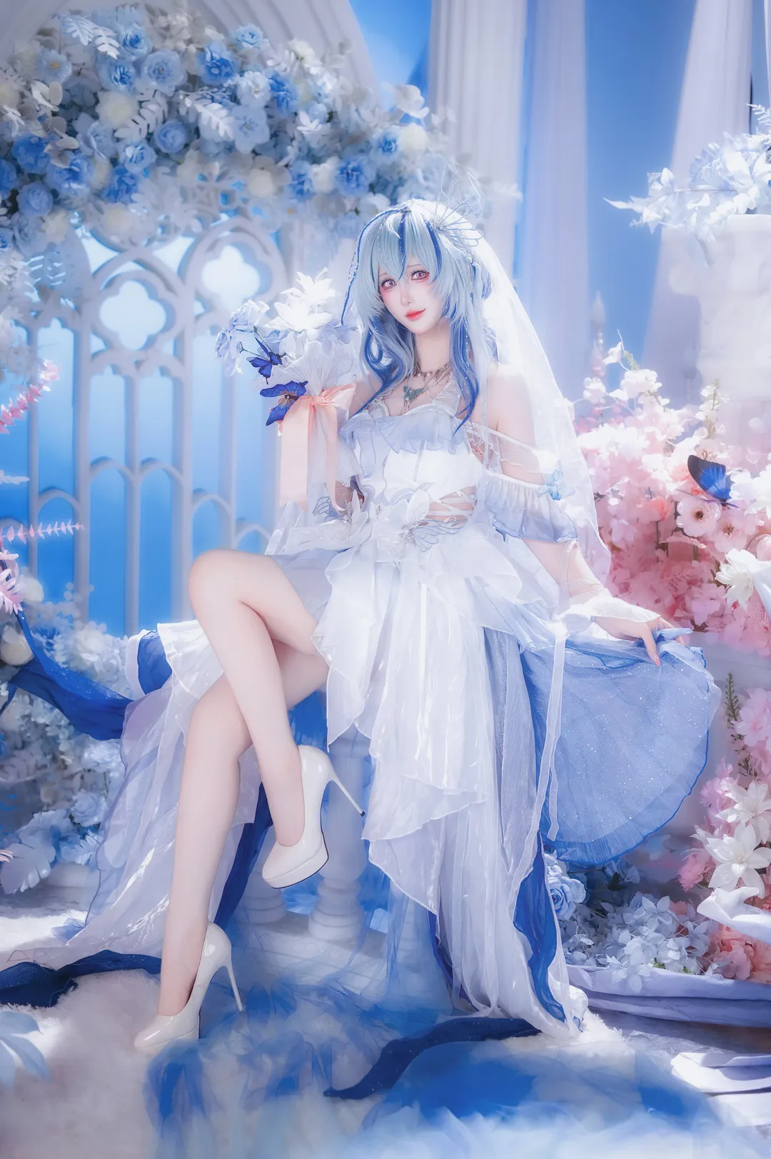 【守岸人cos】蓝白交织的静谧海岸 - 第 3 张