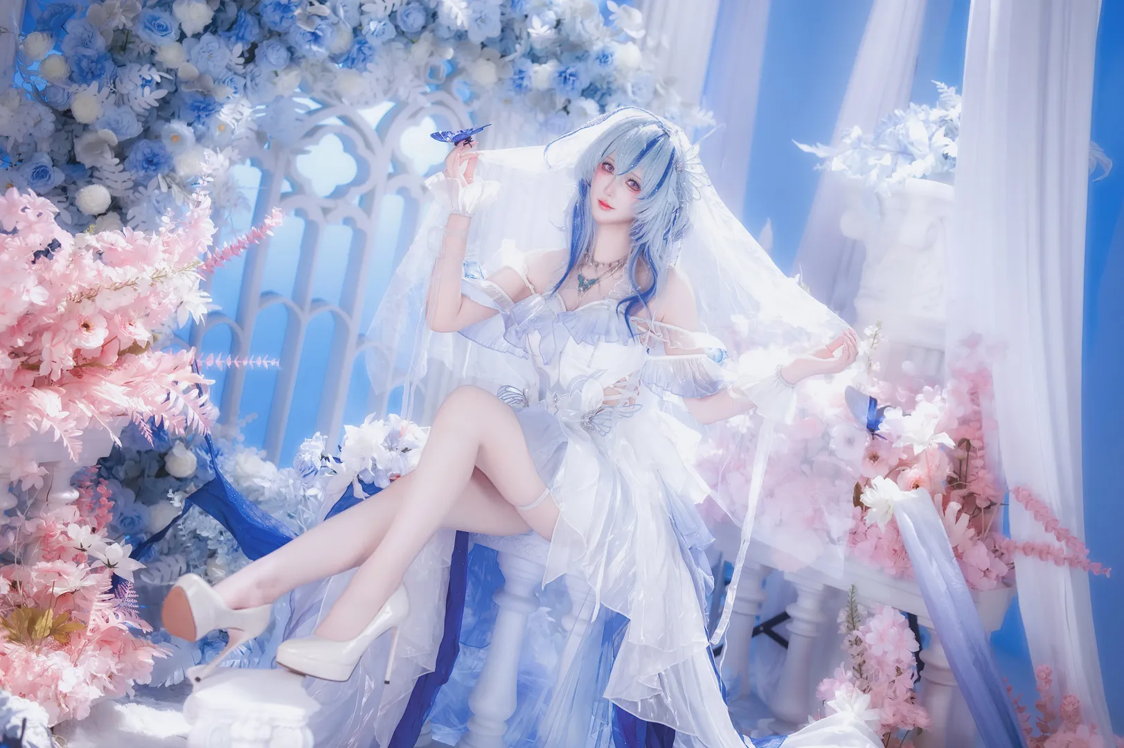【守岸人cos】蓝白交织的静谧海岸 - 第 5 张
