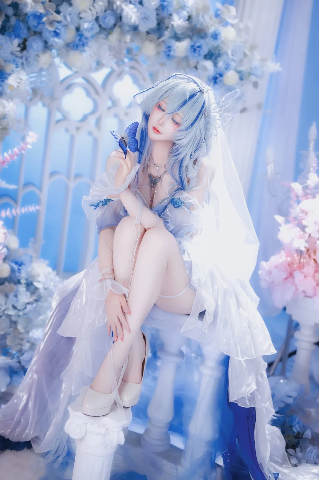 【守岸人cos】蓝白交织的静谧海岸 - 第 6 张