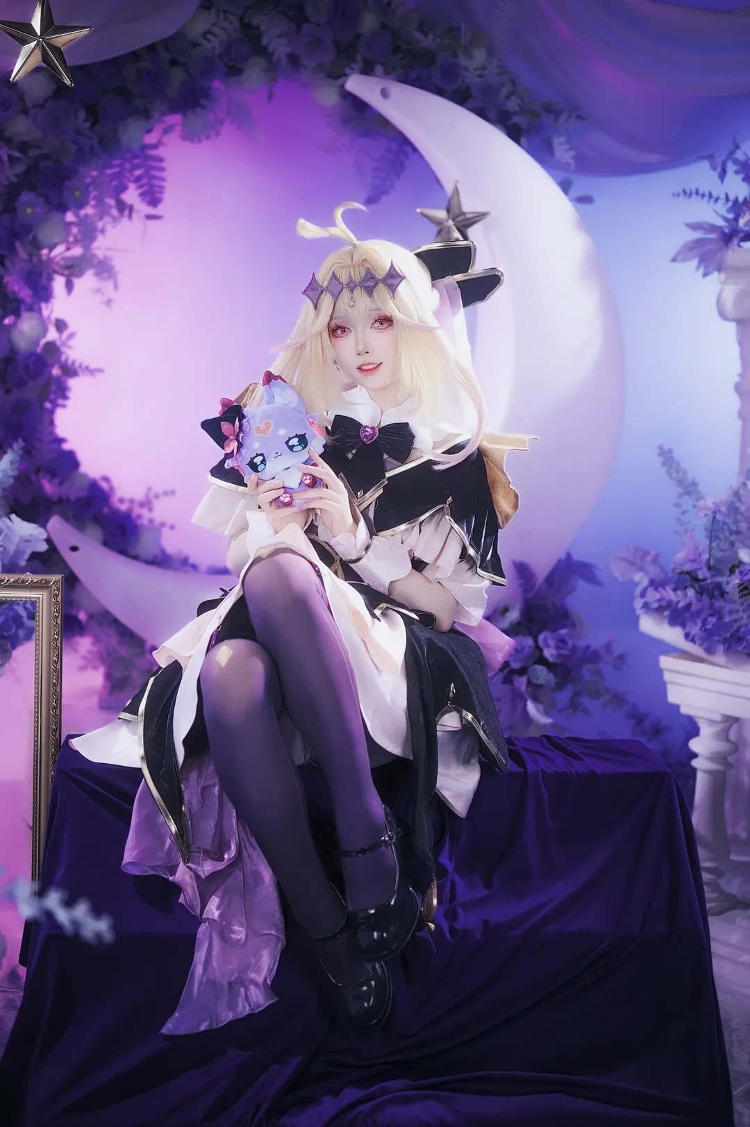 【森亚露露卡cos】名侦探光之美少女月夜下的梦幻魔法 - 第 1 张