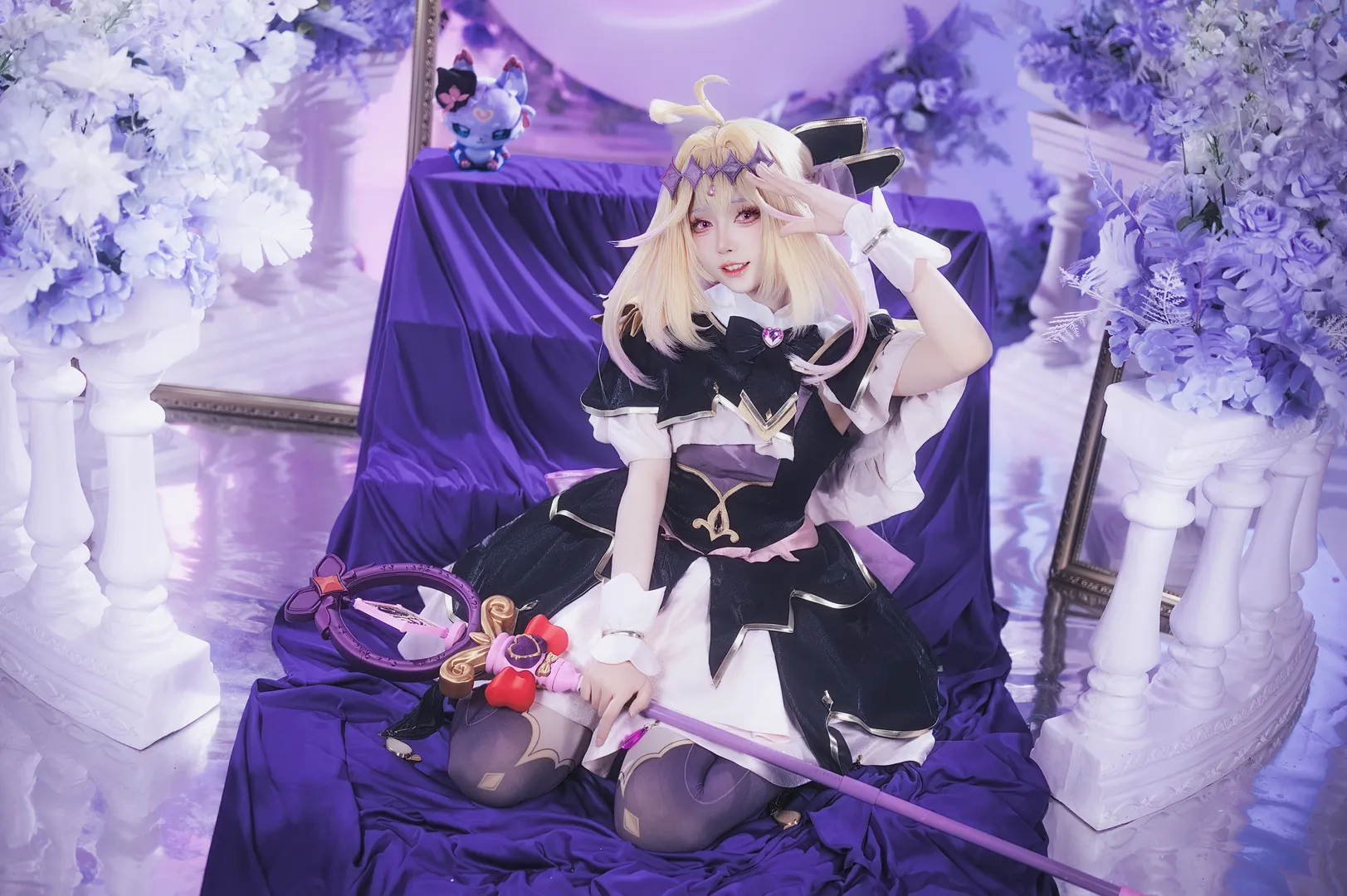 【森亚露露卡cos】名侦探光之美少女月夜下的梦幻魔法 - 第 12 张