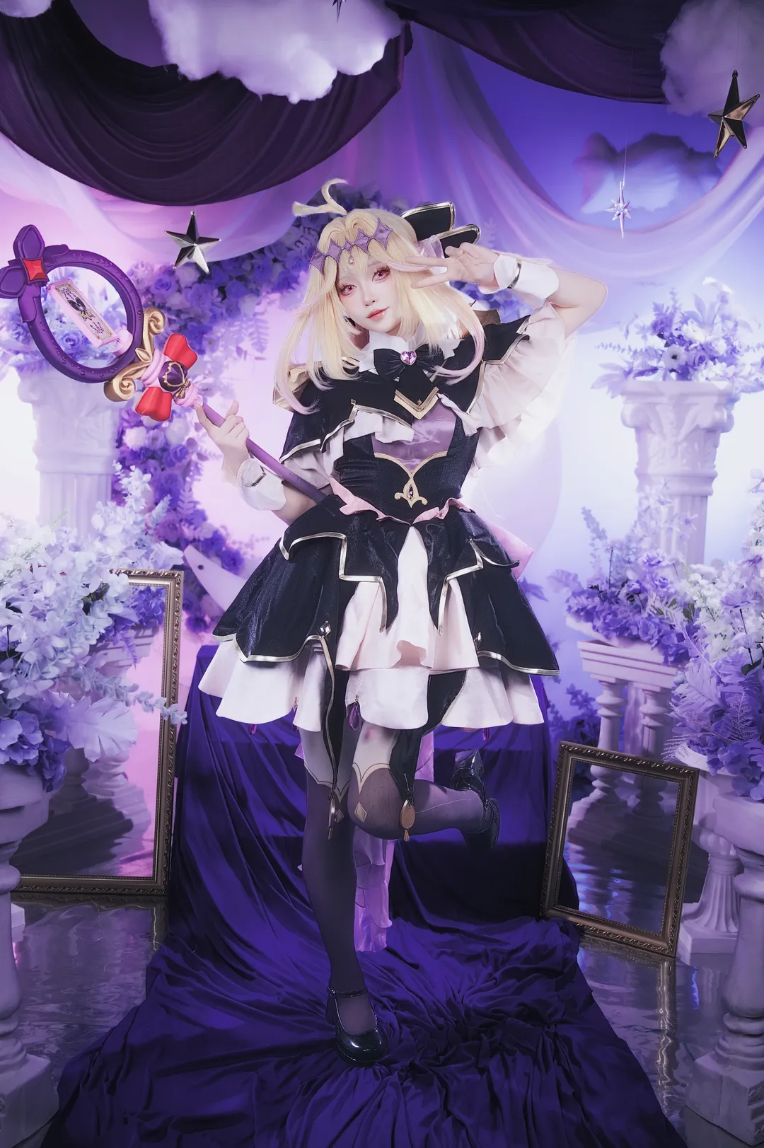 【森亚露露卡cos】名侦探光之美少女月夜下的梦幻魔法 - 第 2 张