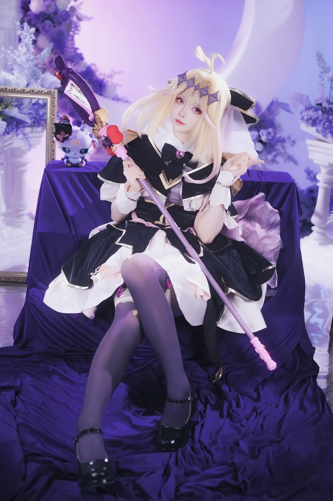 【森亚露露卡cos】名侦探光之美少女月夜下的梦幻魔法 - 第 4 张