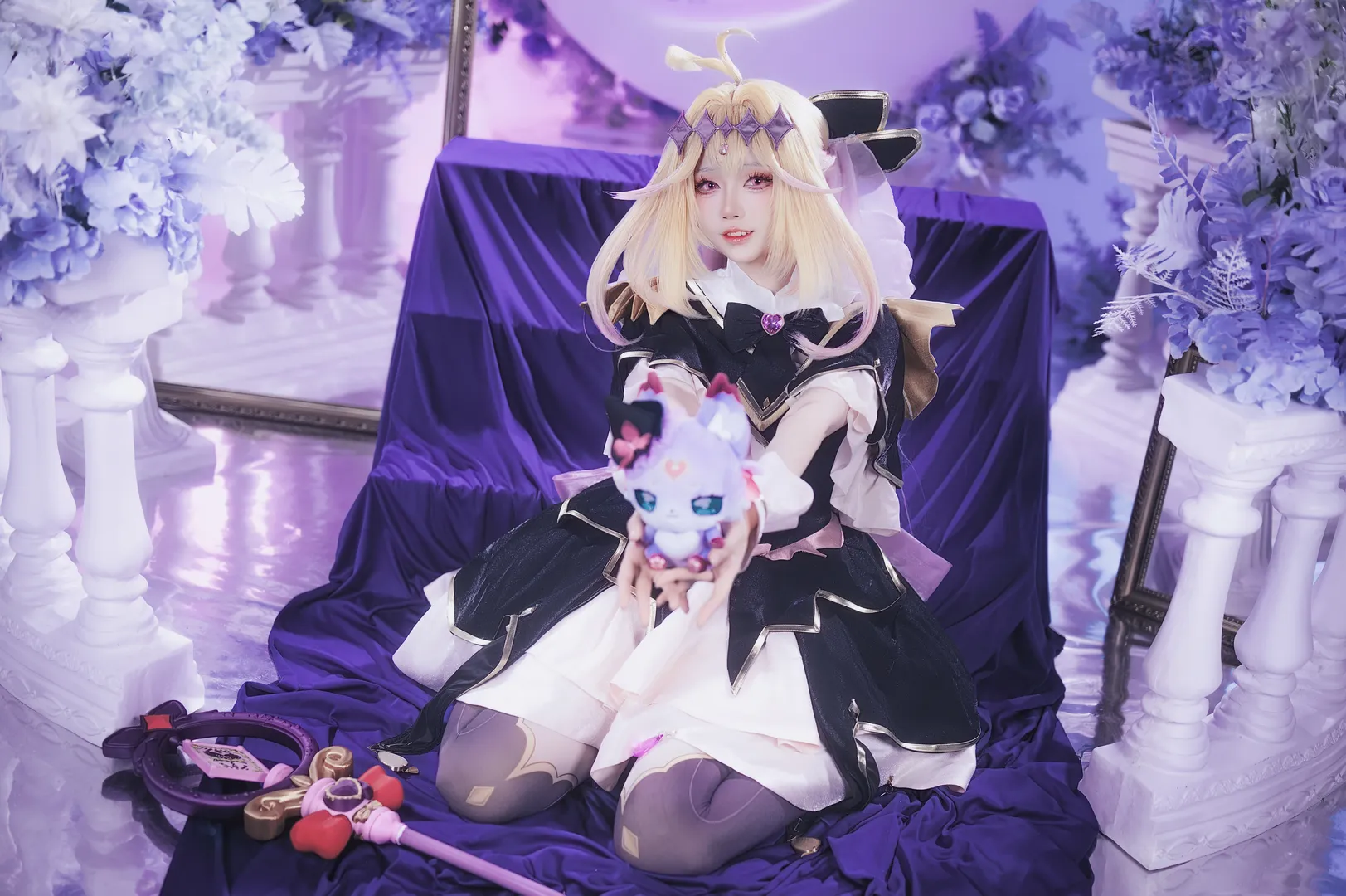 【森亚露露卡cos】名侦探光之美少女月夜下的梦幻魔法 - 第 5 张