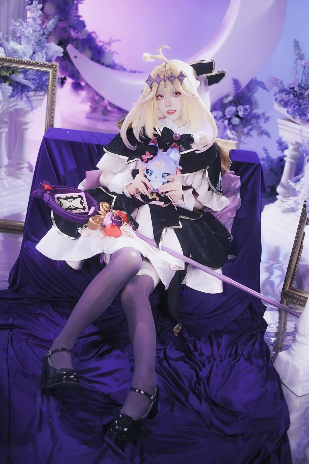 【森亚露露卡cos】名侦探光之美少女月夜下的梦幻魔法 - 第 9 张