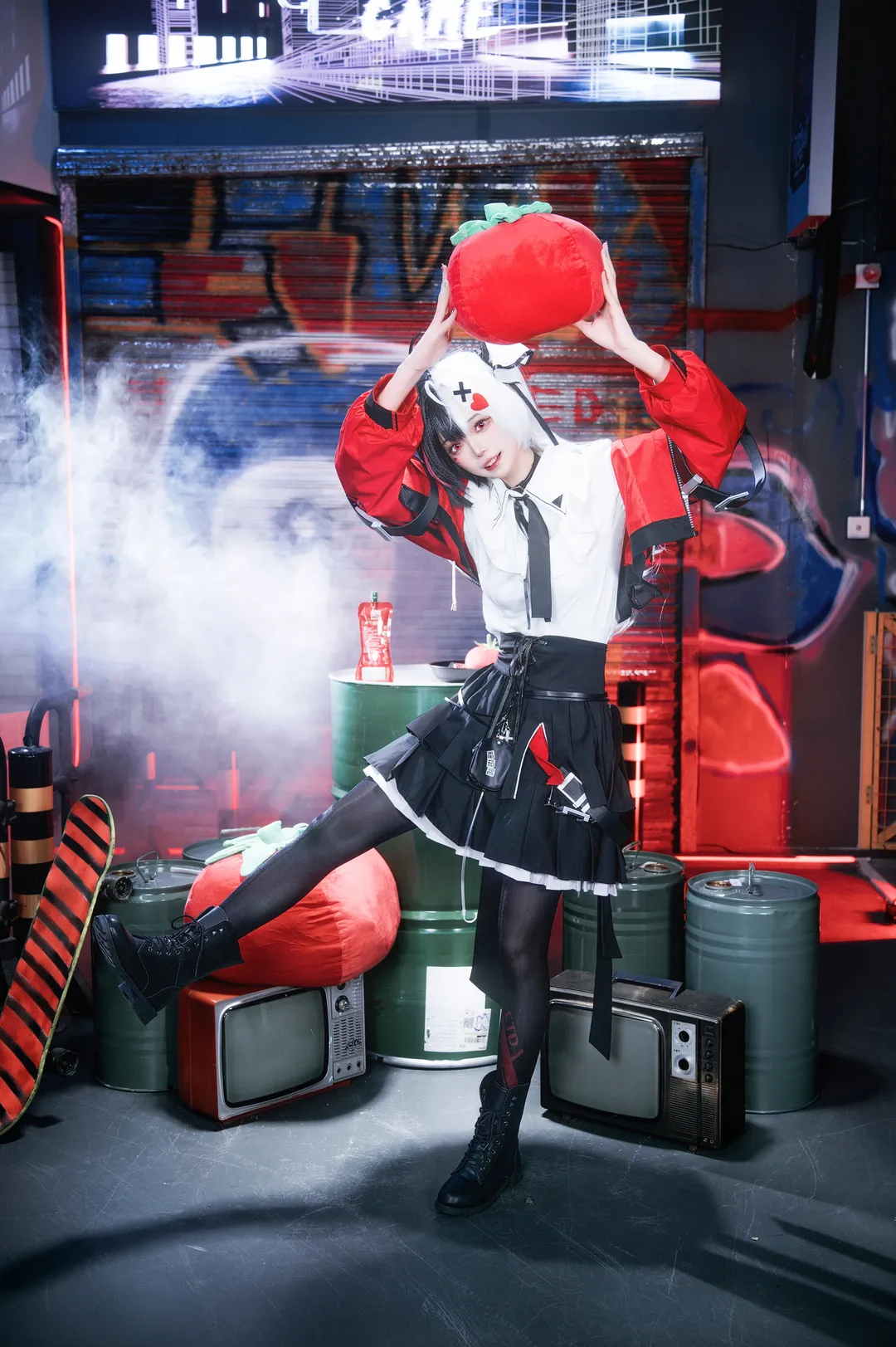 【安魂曲cos】异环里的番茄小妹，叛逆街头风太绝啦 - 第 10 张