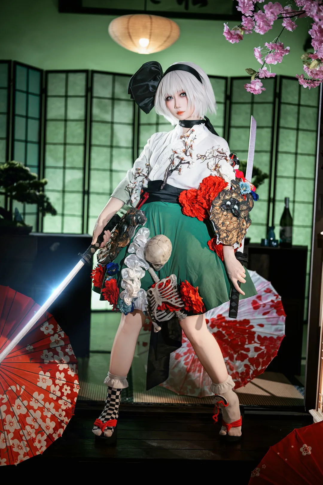 【魂魄妖梦cos】东方Project里暗黑与生机的碰撞 - 第 3 张