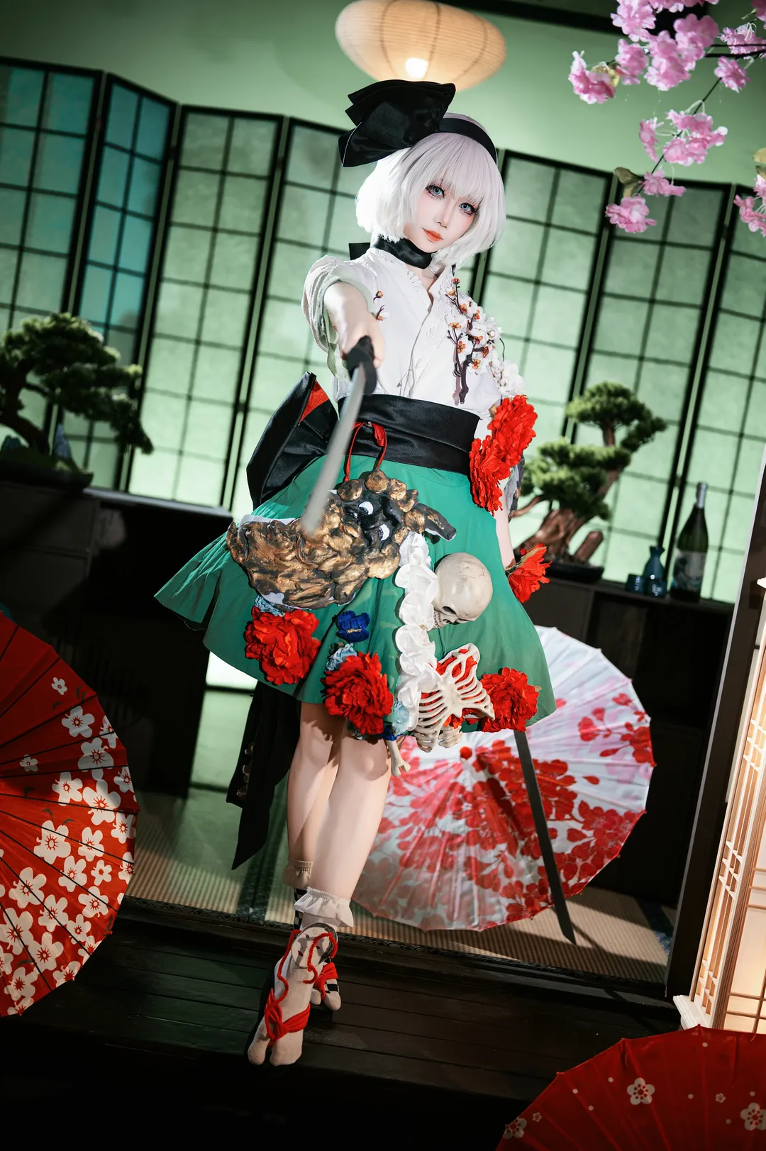 【魂魄妖梦cos】东方Project里暗黑与生机的碰撞 - 第 5 张
