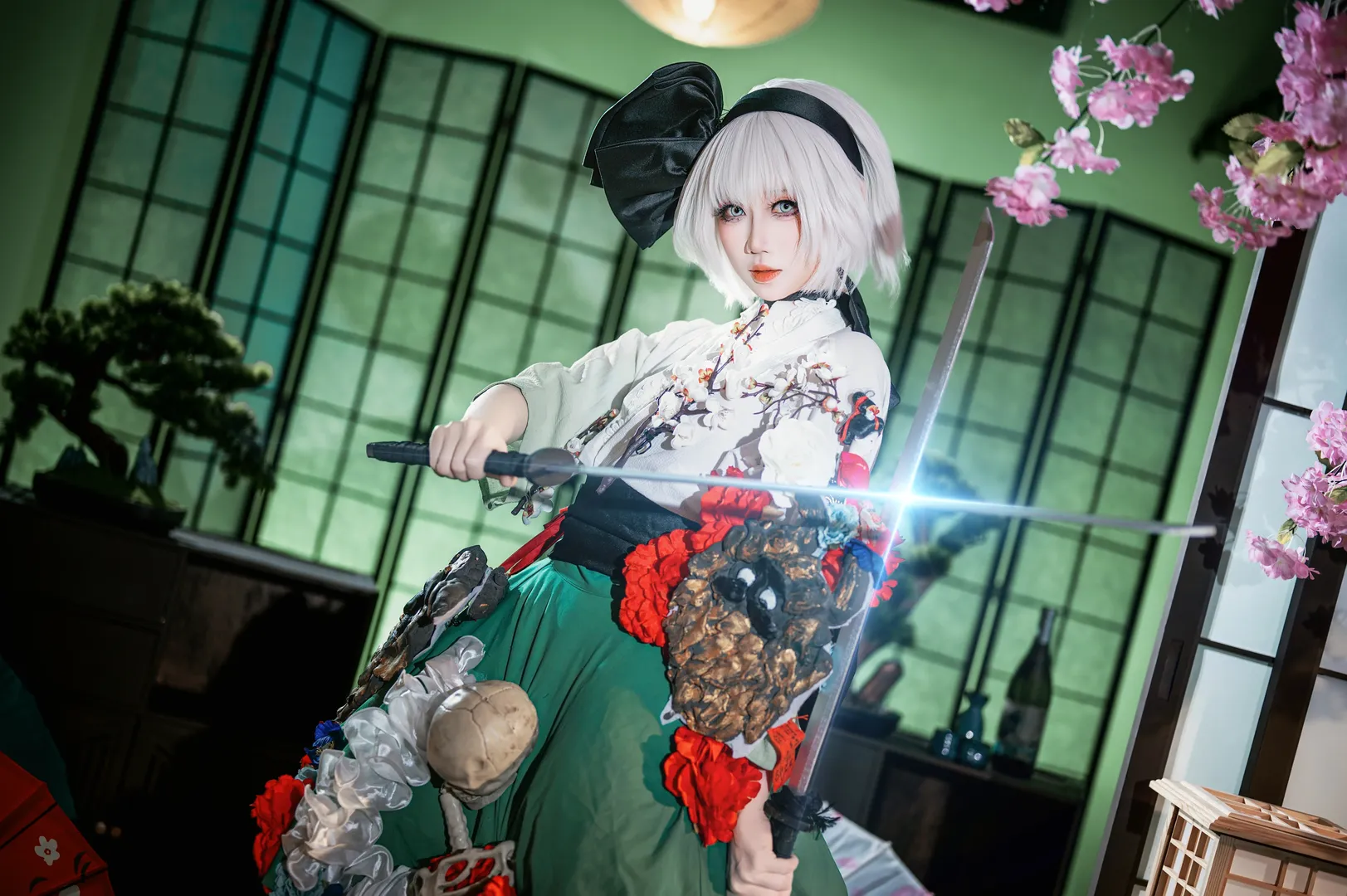 【魂魄妖梦cos】东方Project里暗黑与生机的碰撞 - 第 9 张