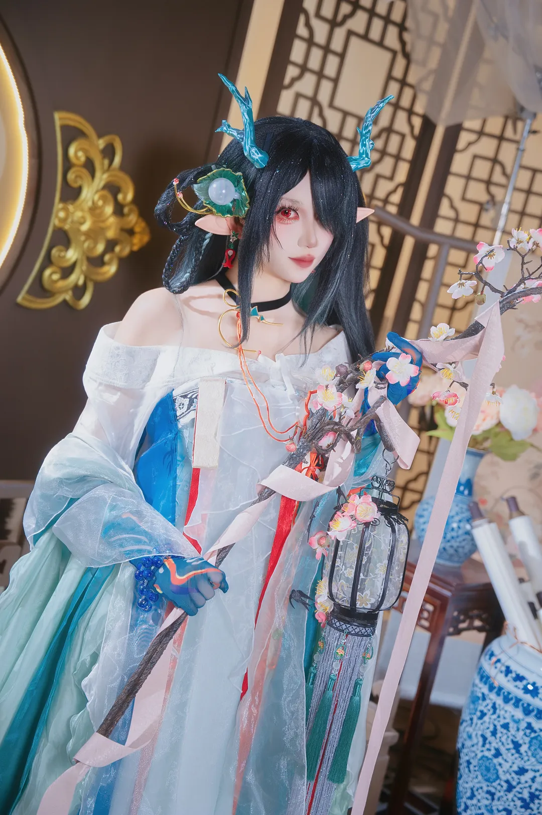 【明日方舟夕cos】青玉砚的墨香与剑影 - 第 8 张