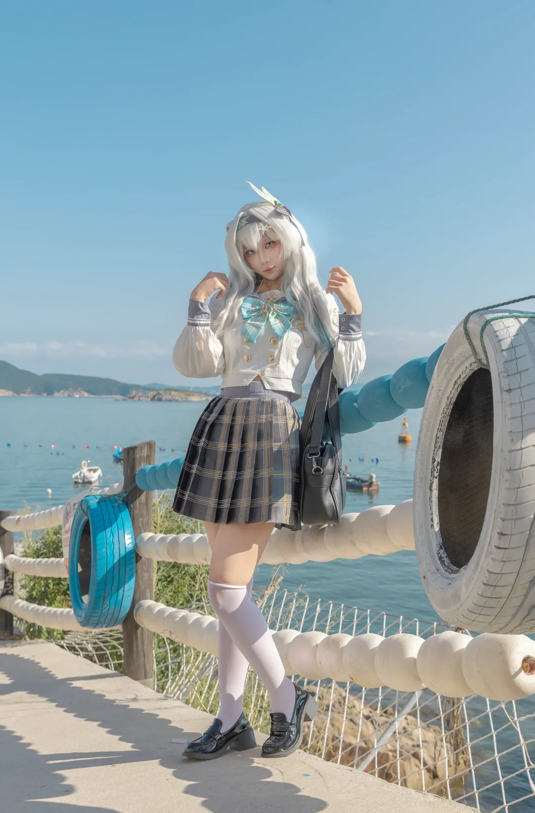 流螢cos：願我們在清醒的現實再會，崩壞星穹鐵道海邊寫真 - 第 2 張