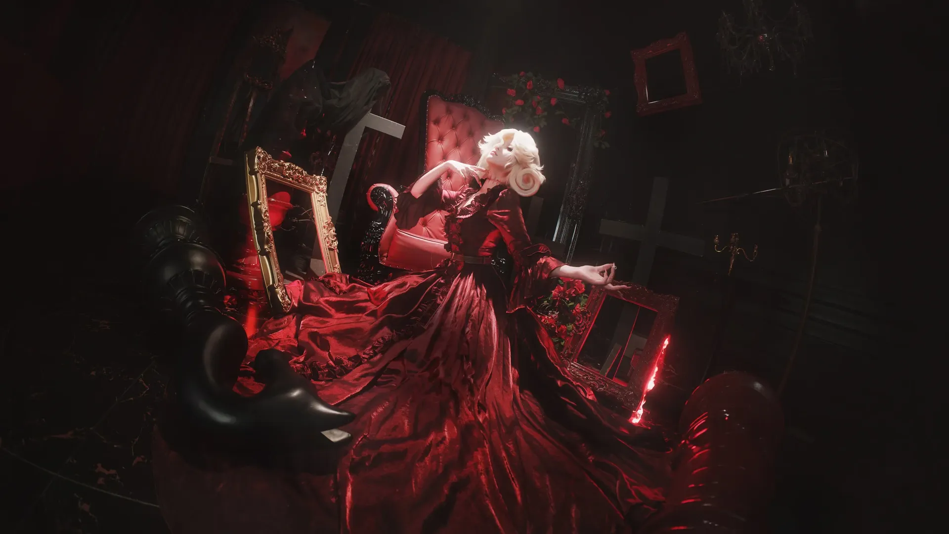 【红夫人cos】第五人格，血色华尔兹的优雅与肃杀 - 第 2 张