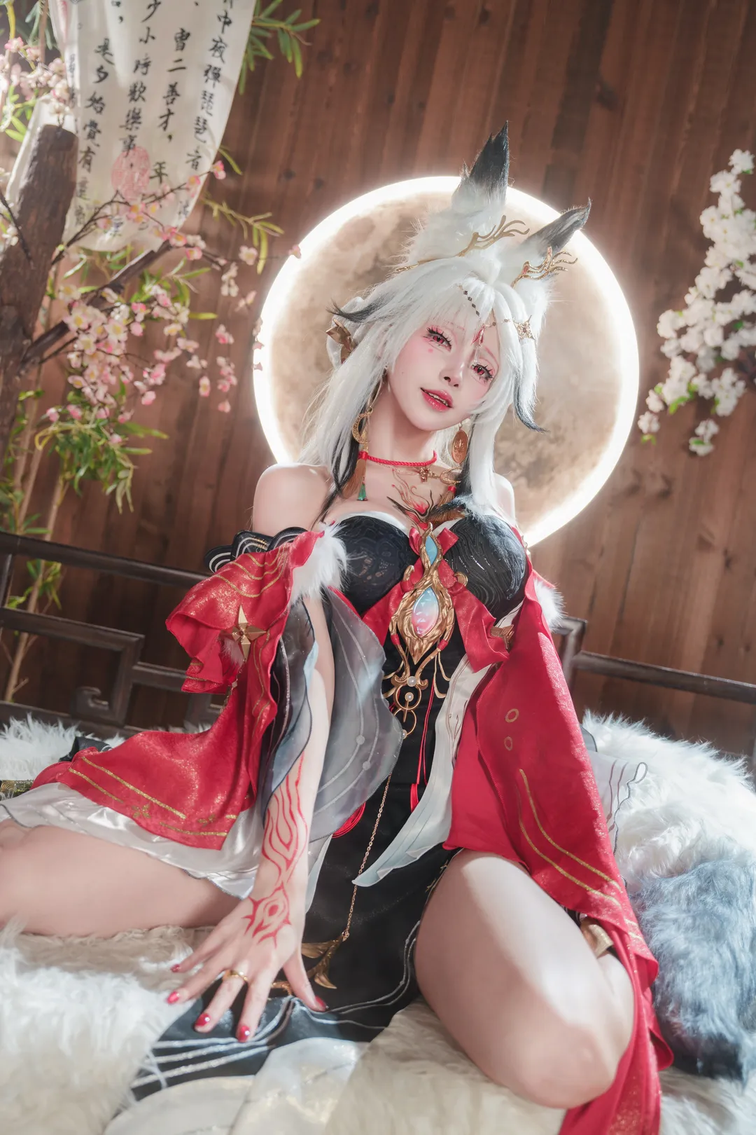 【心月狐cos】举头望明月，嫉妒染上狐狸的色彩 - 第 1 张