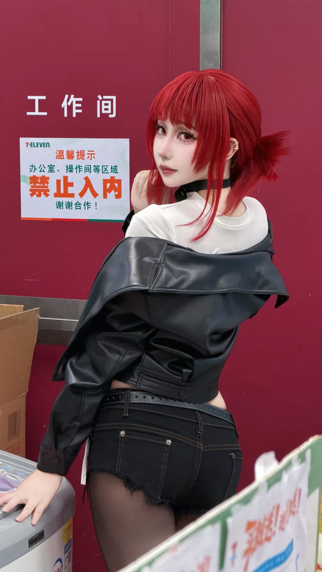 山田小姐cos，下班后的便利店约会 - 第 3 张