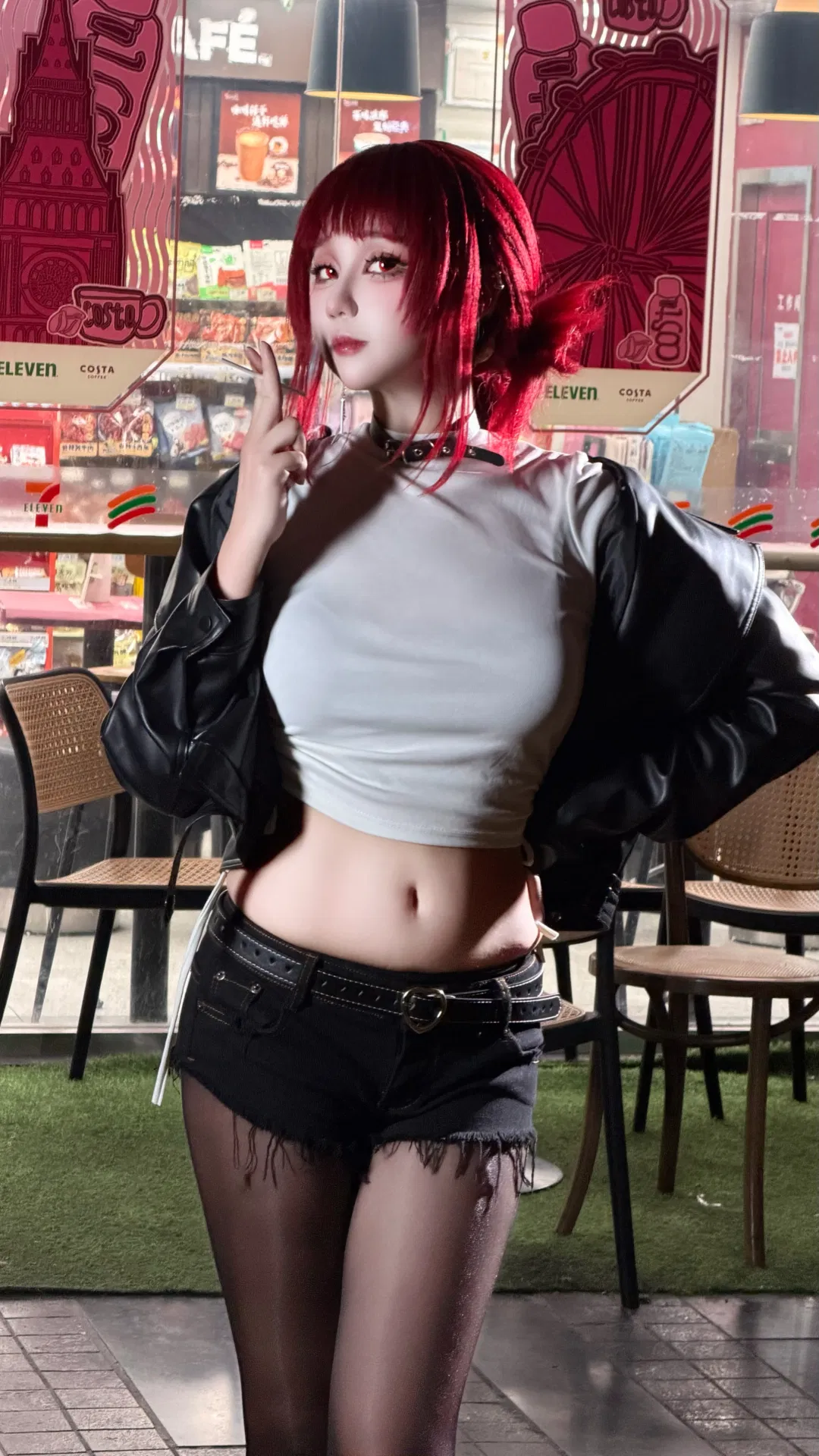 山田小姐cos，下班后的便利店约会 - 第 4 张