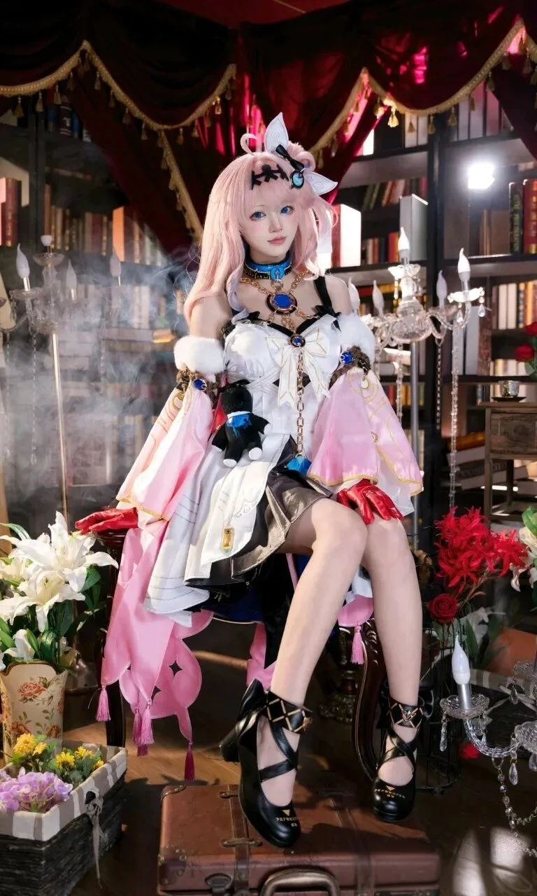 【達妮婭cos】鳴潮裡的華麗洋裝少女 - 第 3 張