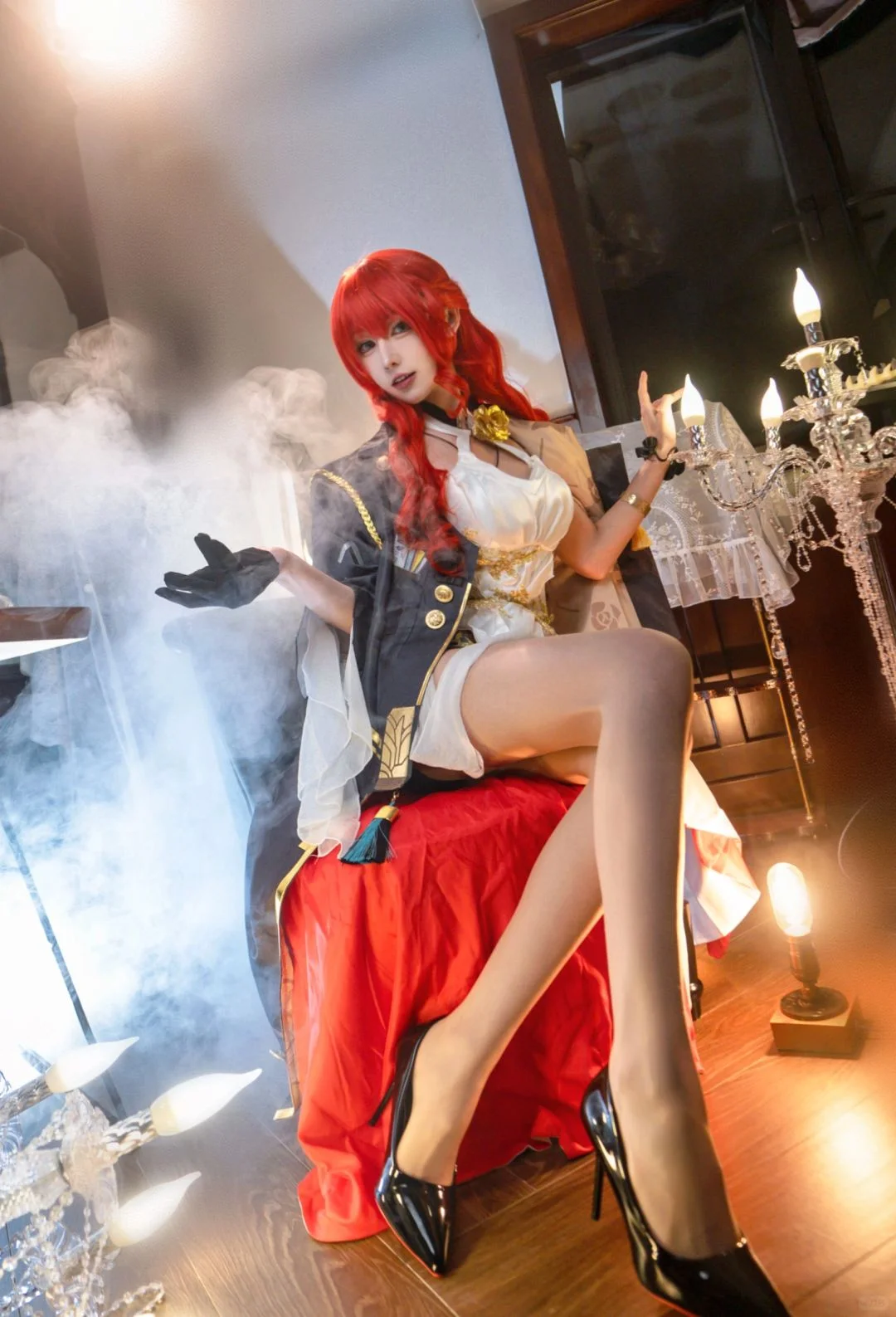 【姬子cos】星穹列车的优雅与威严，鸣笛于归寂之时 - 第 3 张