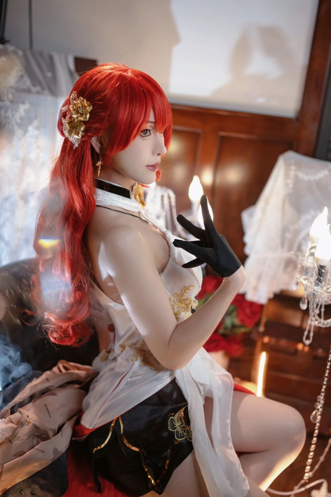 【姬子cos】星穹列车的优雅与威严，鸣笛于归寂之时 - 第 4 张